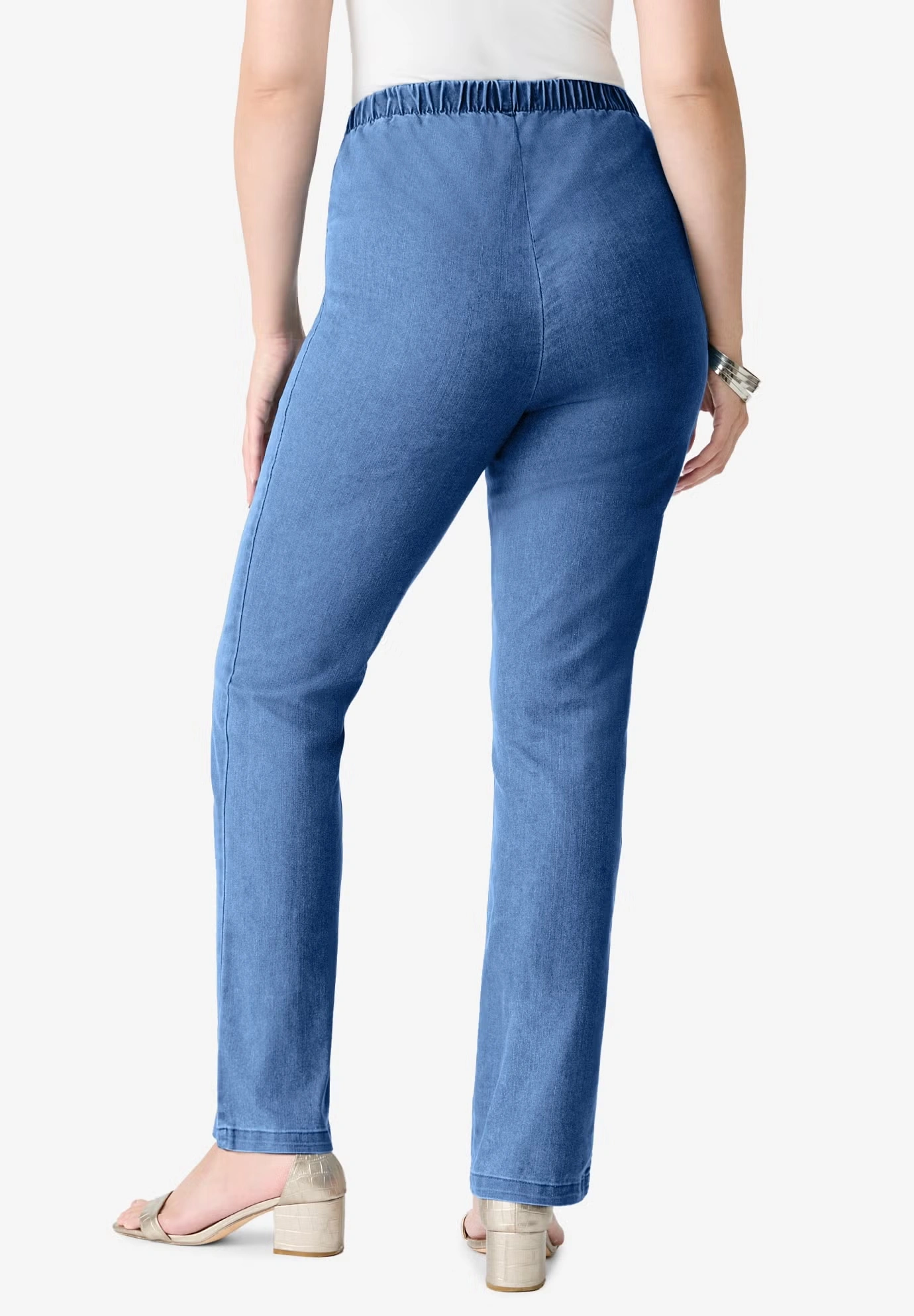 Plus Size Comfort Stretch Straight Leg Jean