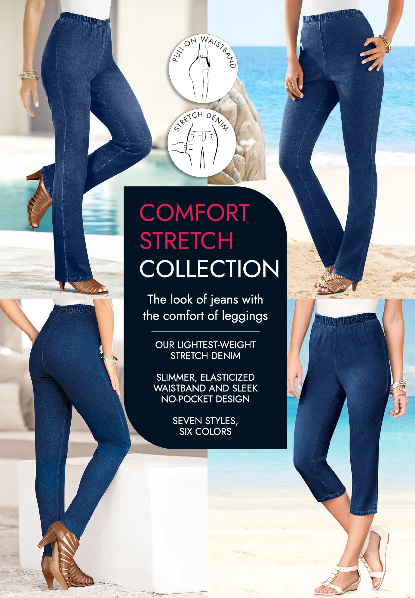 Plus Size Comfort Stretch Straight Leg Jean 4 Plus Size Comfort Stretch Straight Leg Jean