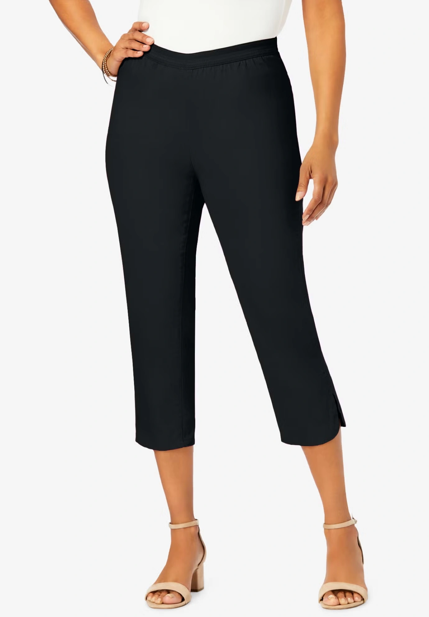 Stretch Denim Crop Jeggings