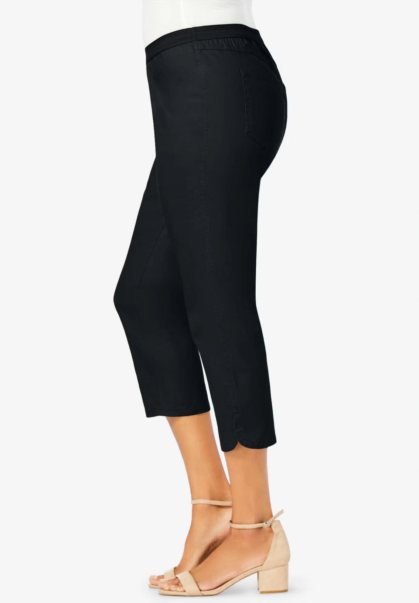 Stretch Denim Crop Jeggings 3 Stretch Denim Crop Jeggings