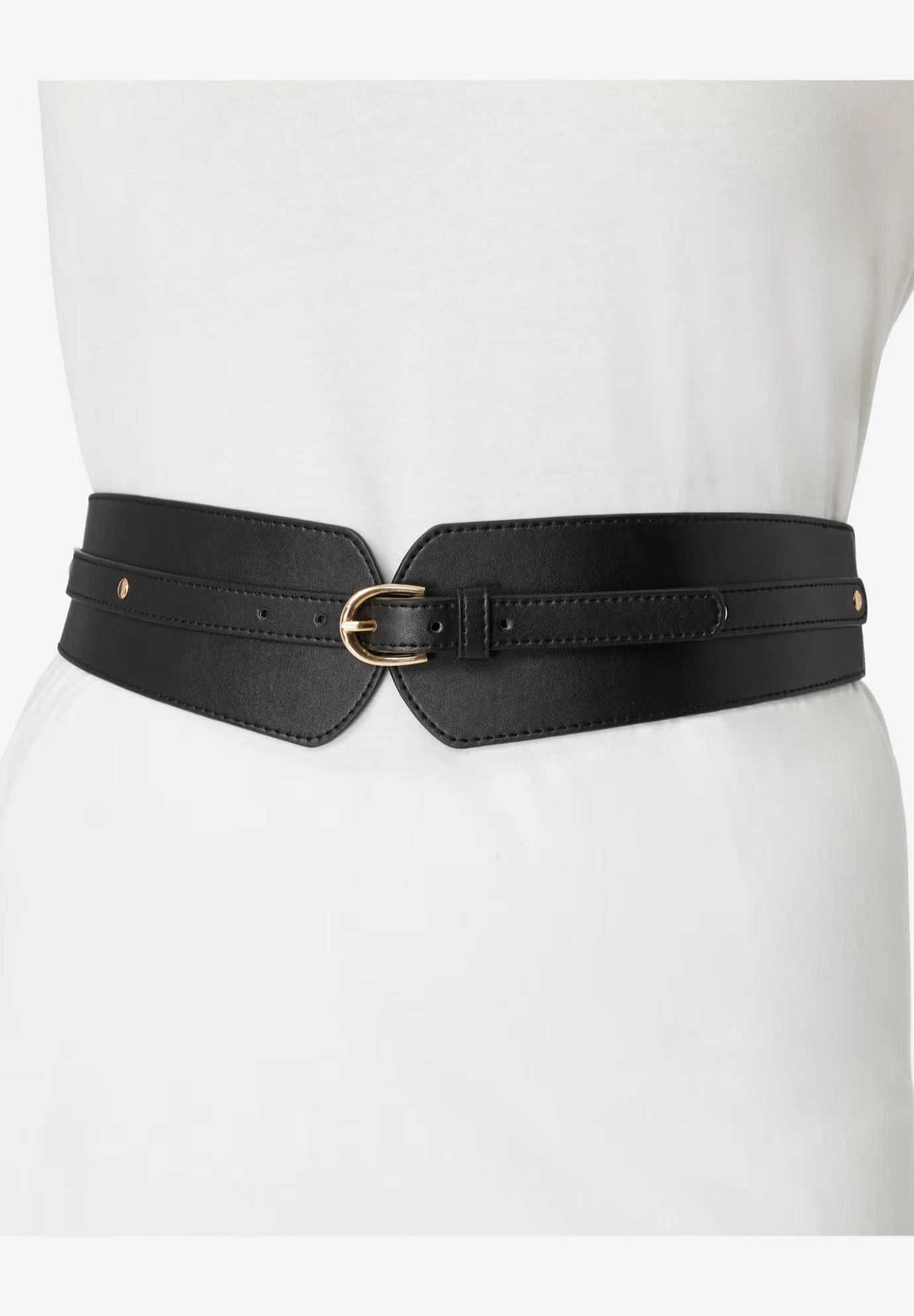 Buckle-Front Waist Belt