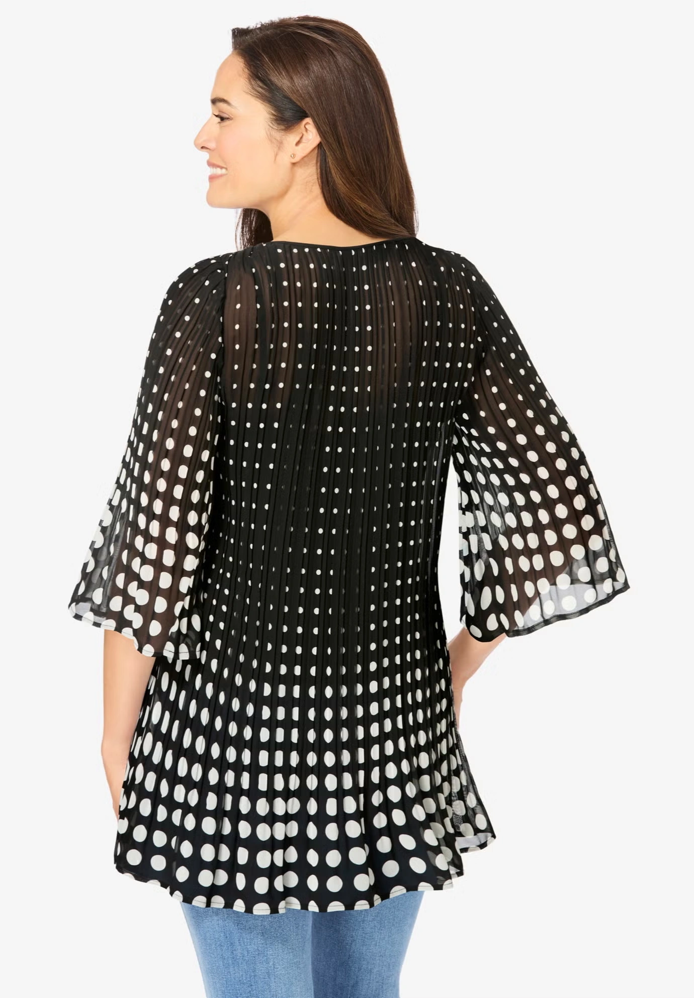 Embellished Pleated Blouse