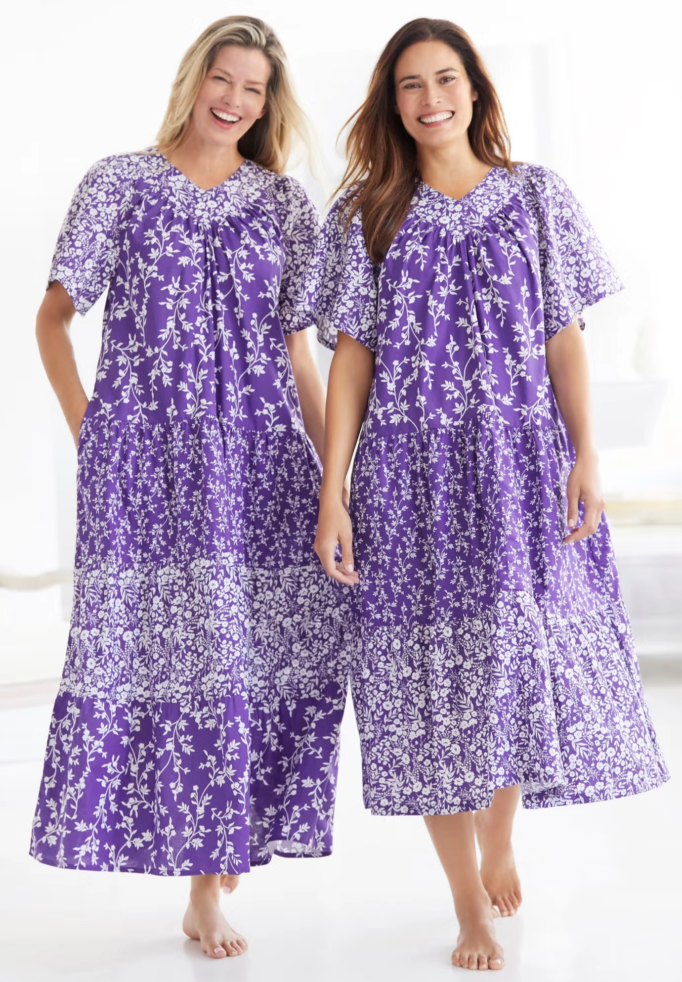 Long Tiered Print Lounger 5 Long Tiered Print Lounger