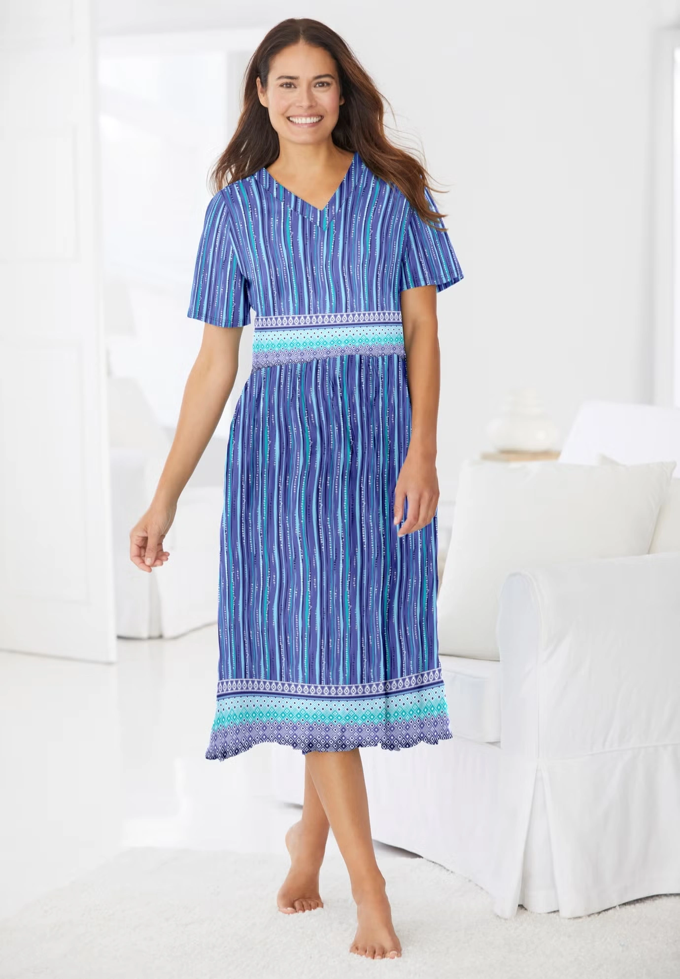 Crinkle Cotton Lounger