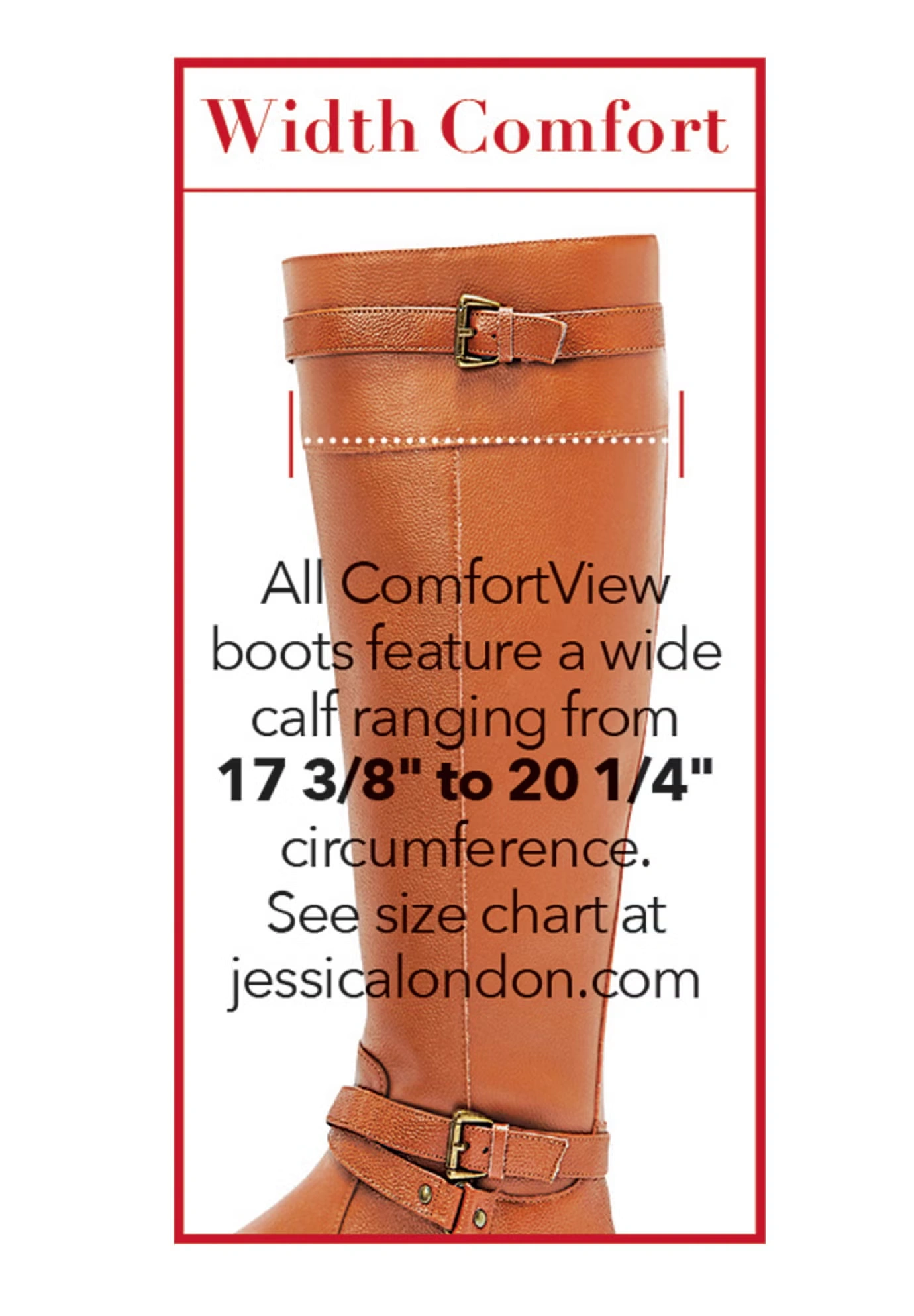 The Ivana Tall Wide Calf Boot By Comfortview