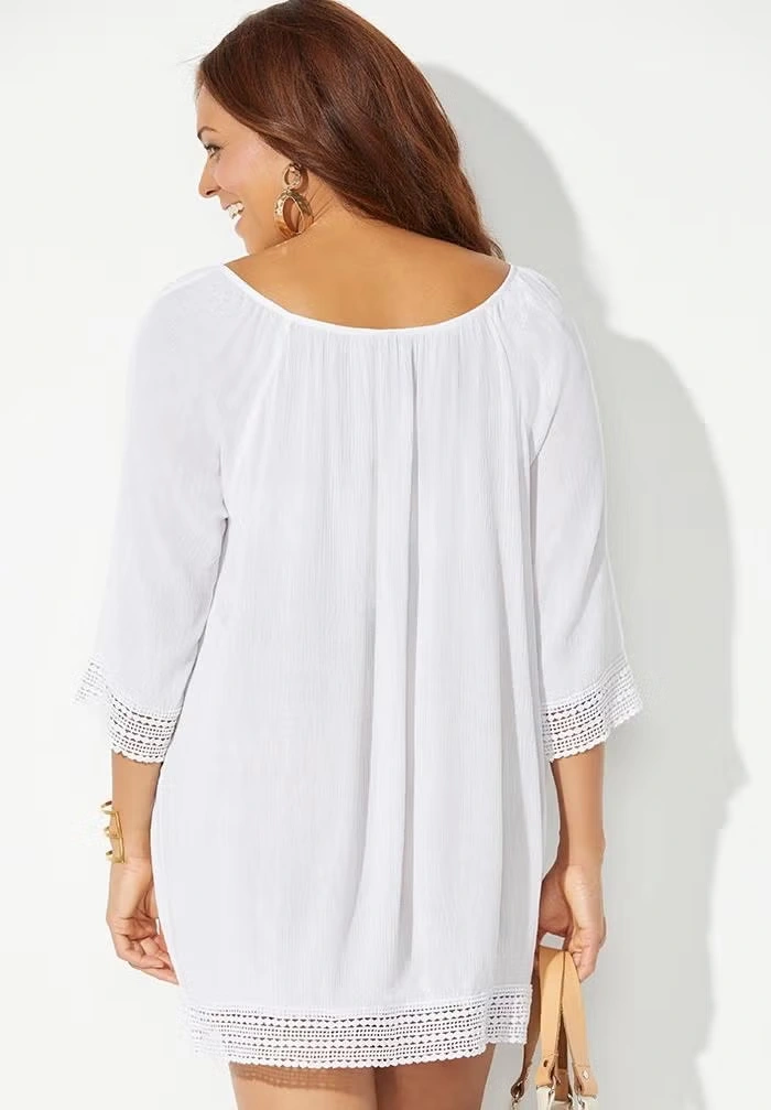 Giana Crochet Cover Up Tunic