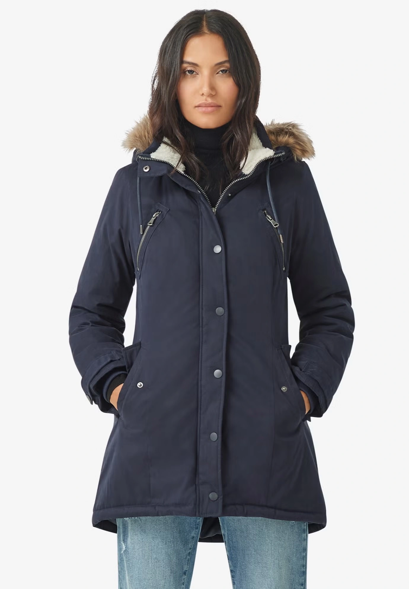 Modern A-line Parka