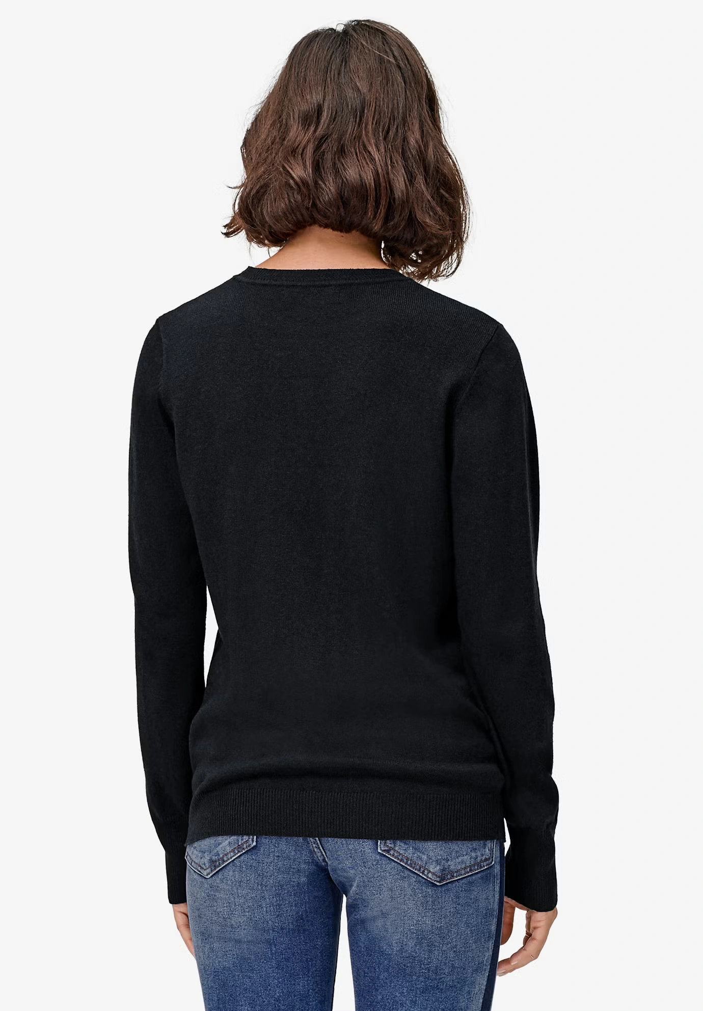 Button-Cuff Pullover