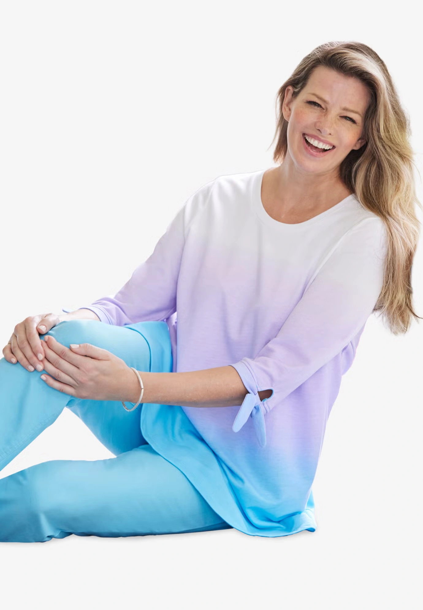 French Terry Tie-Sleeve Sweatshirt 6 French Terry Tie-Sleeve Sweatshirt