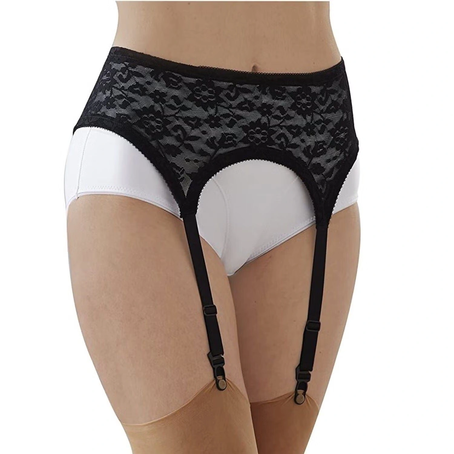 Lace Garter Belt with 4 straps