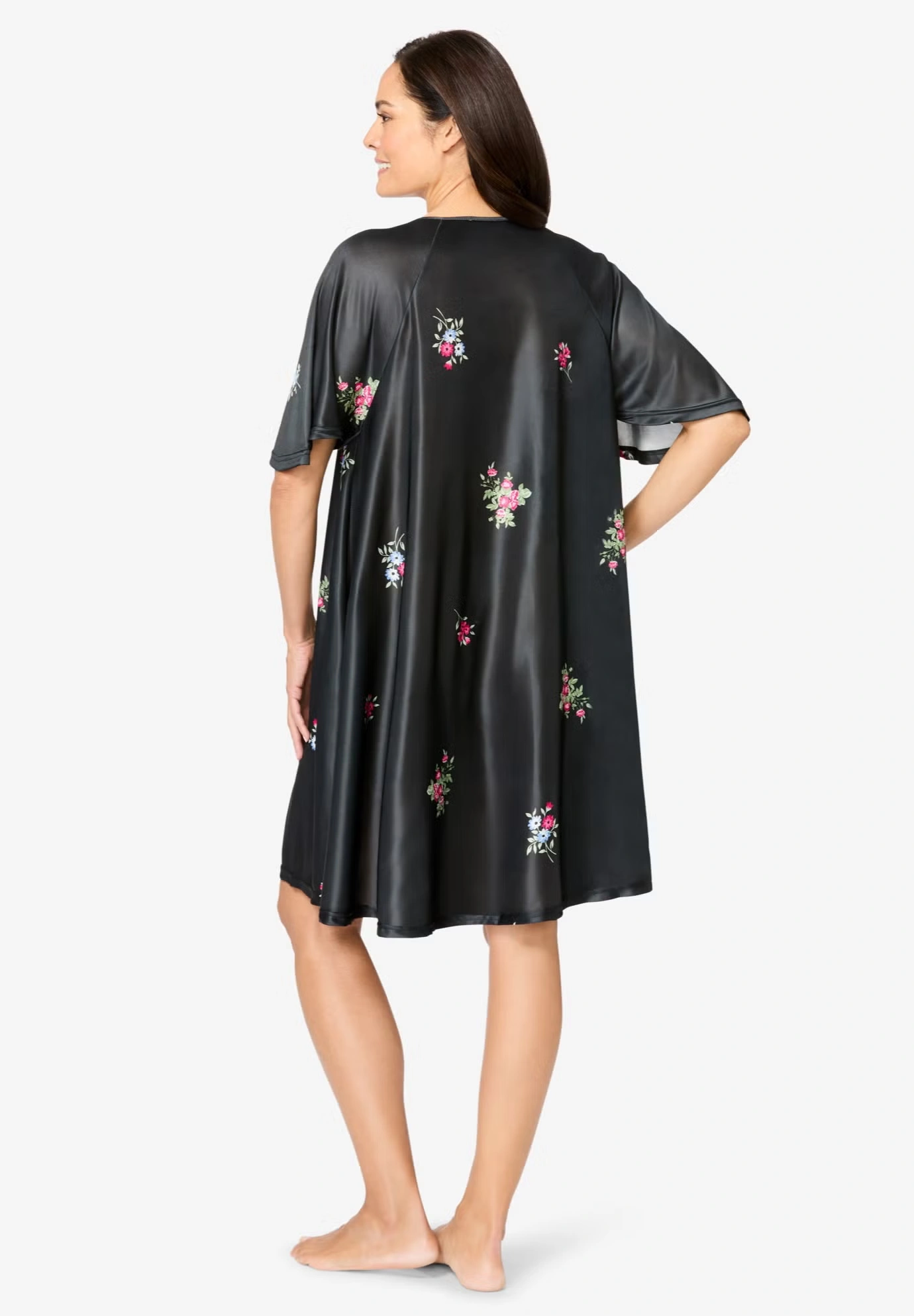 Short Sweeping Printed Lounger