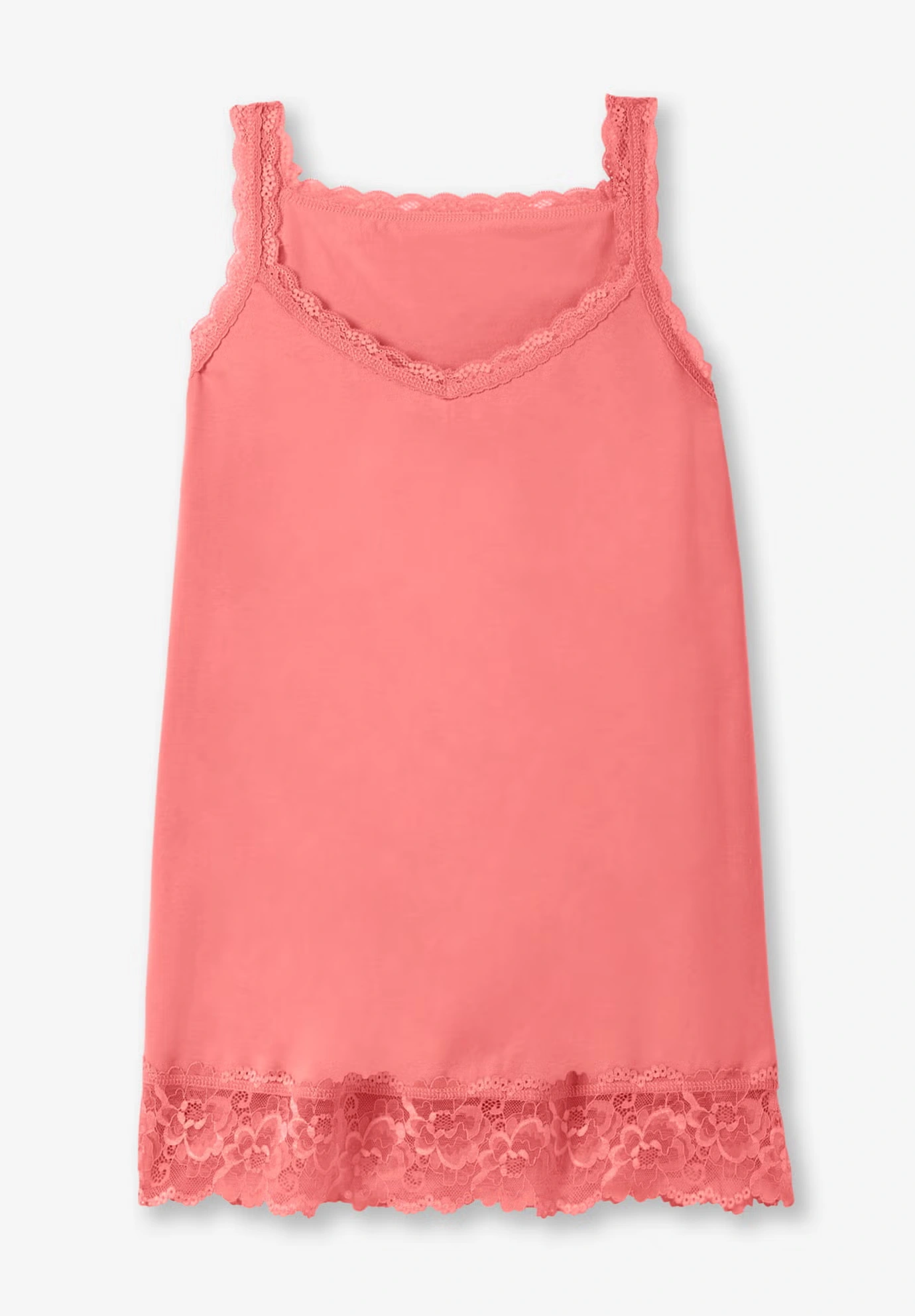 Lace-Trim V-Neck Tank 4 Lace-Trim V-Neck Tank