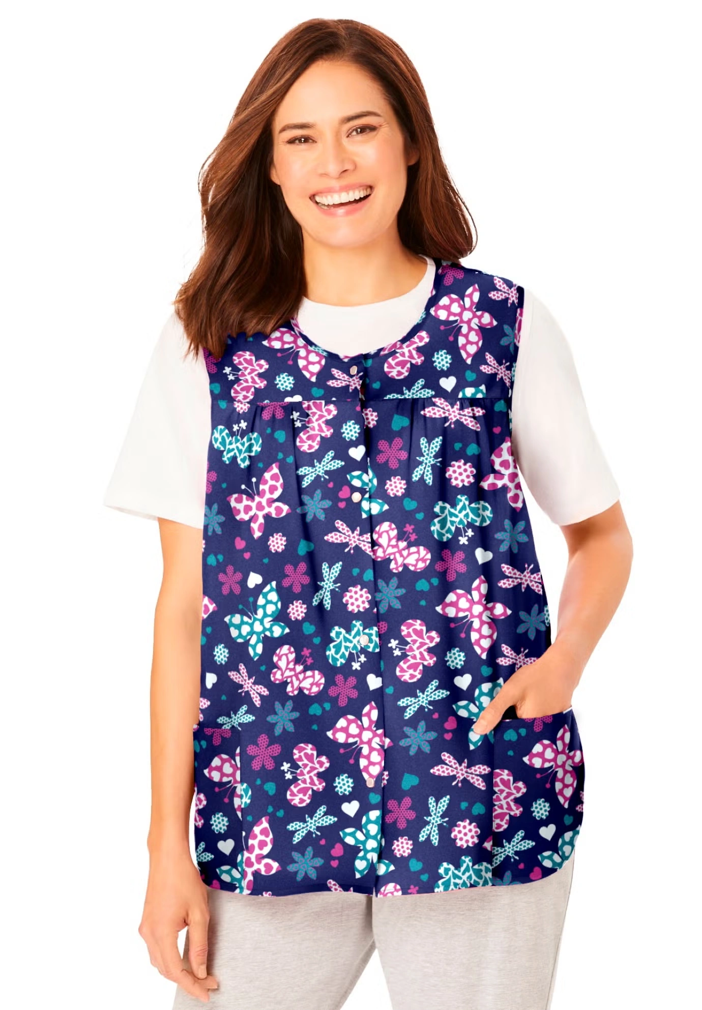 Snap-Front Apron 5 Snap-Front Apron