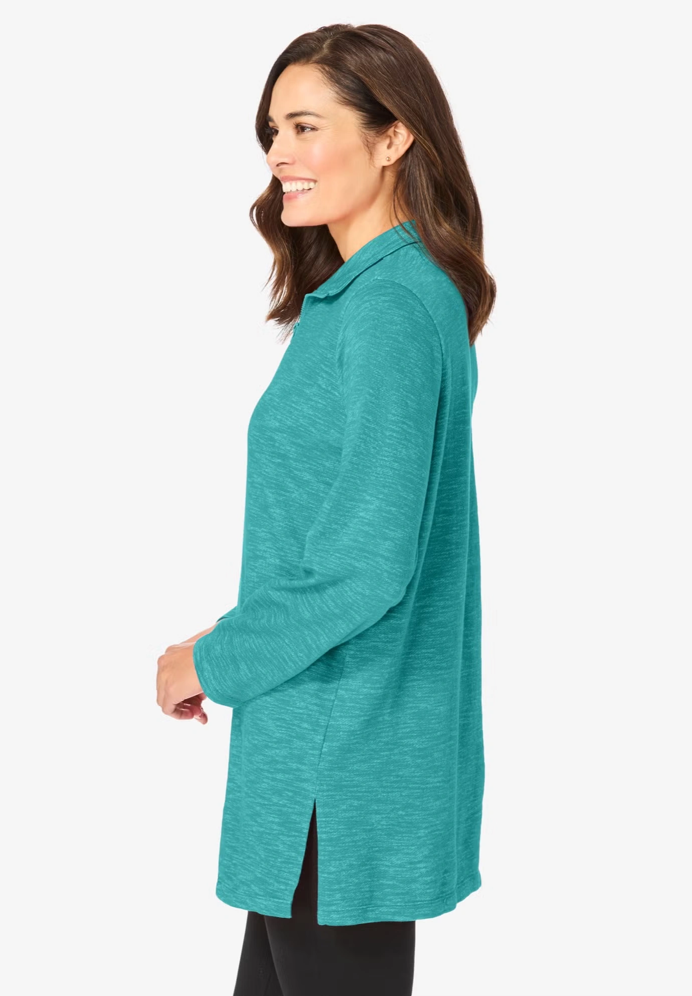 French Terry Quarter-Zip Sweatshirt 3 French Terry Quarter-Zip Sweatshirt