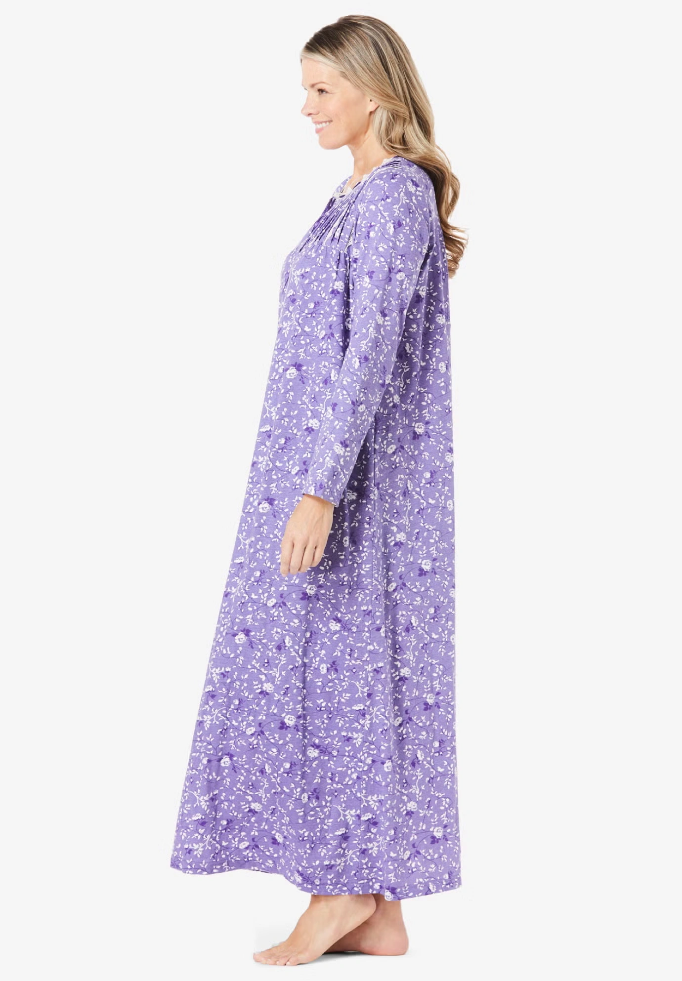 Floral Knit Gown 3 Floral Knit Gown