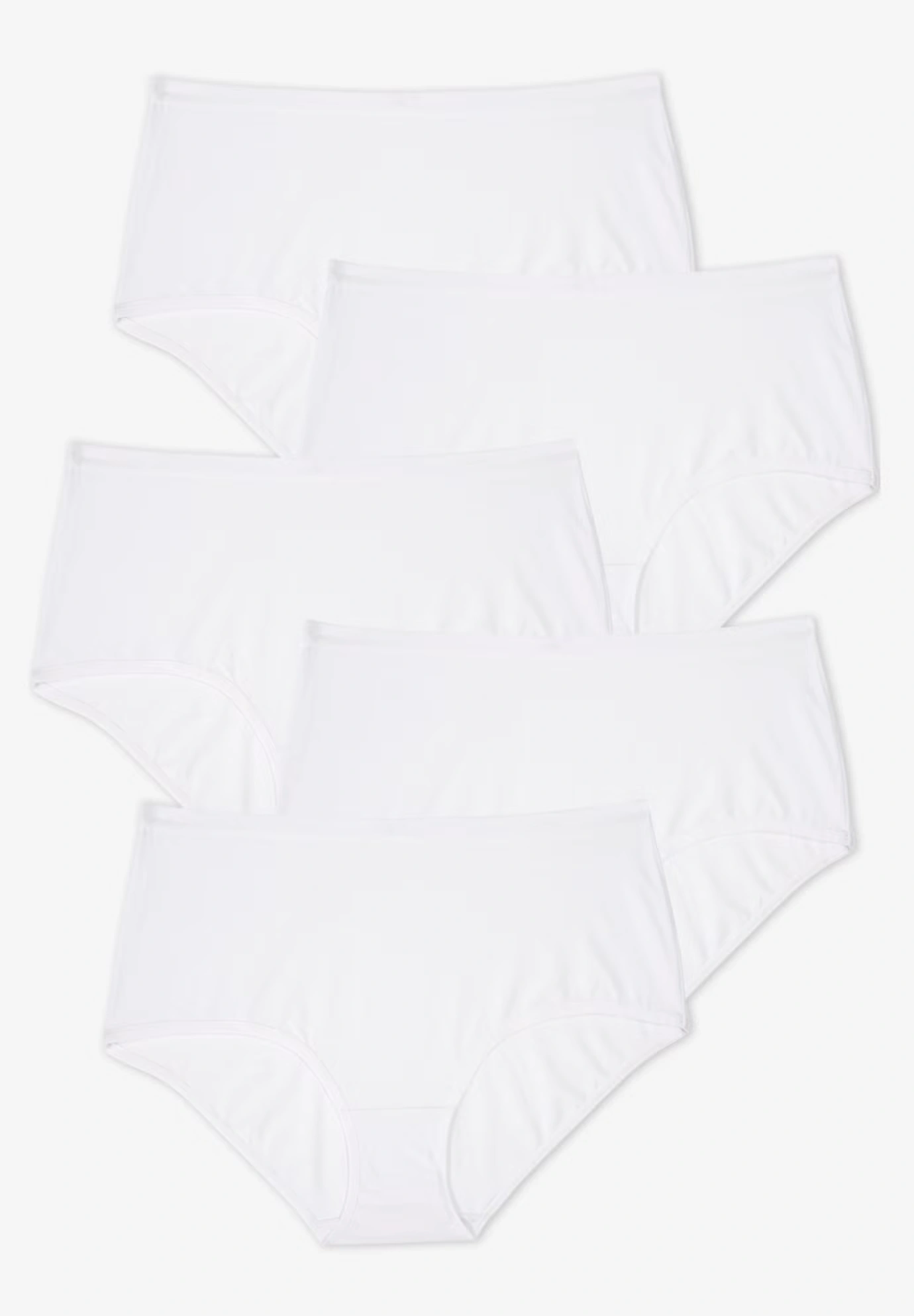 Full Coverage Stretch Cotton Brief 5-Pack