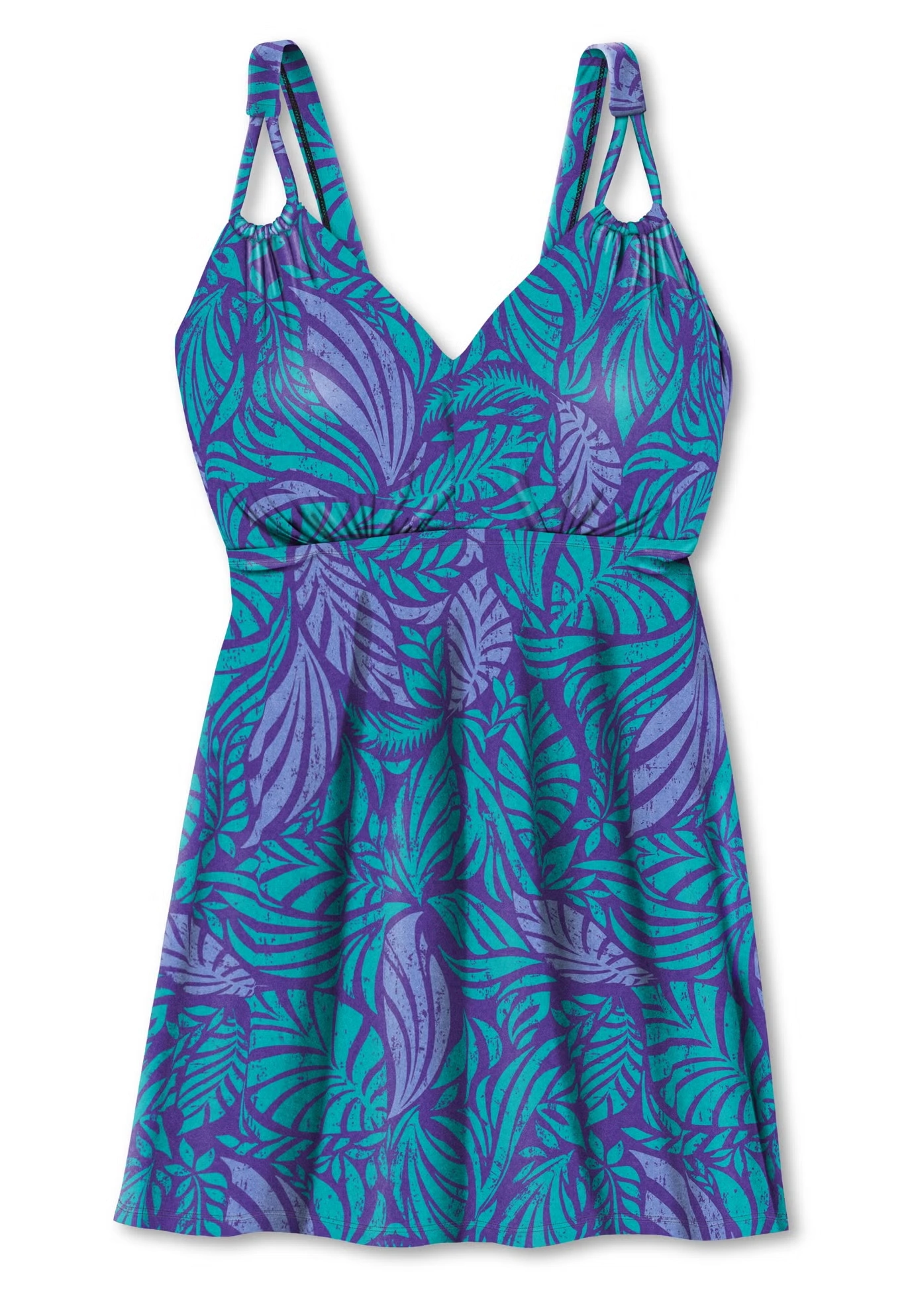 Loop Strap Two-Piece Swim Dress 4 Loop Strap Two-Piece Swim Dress