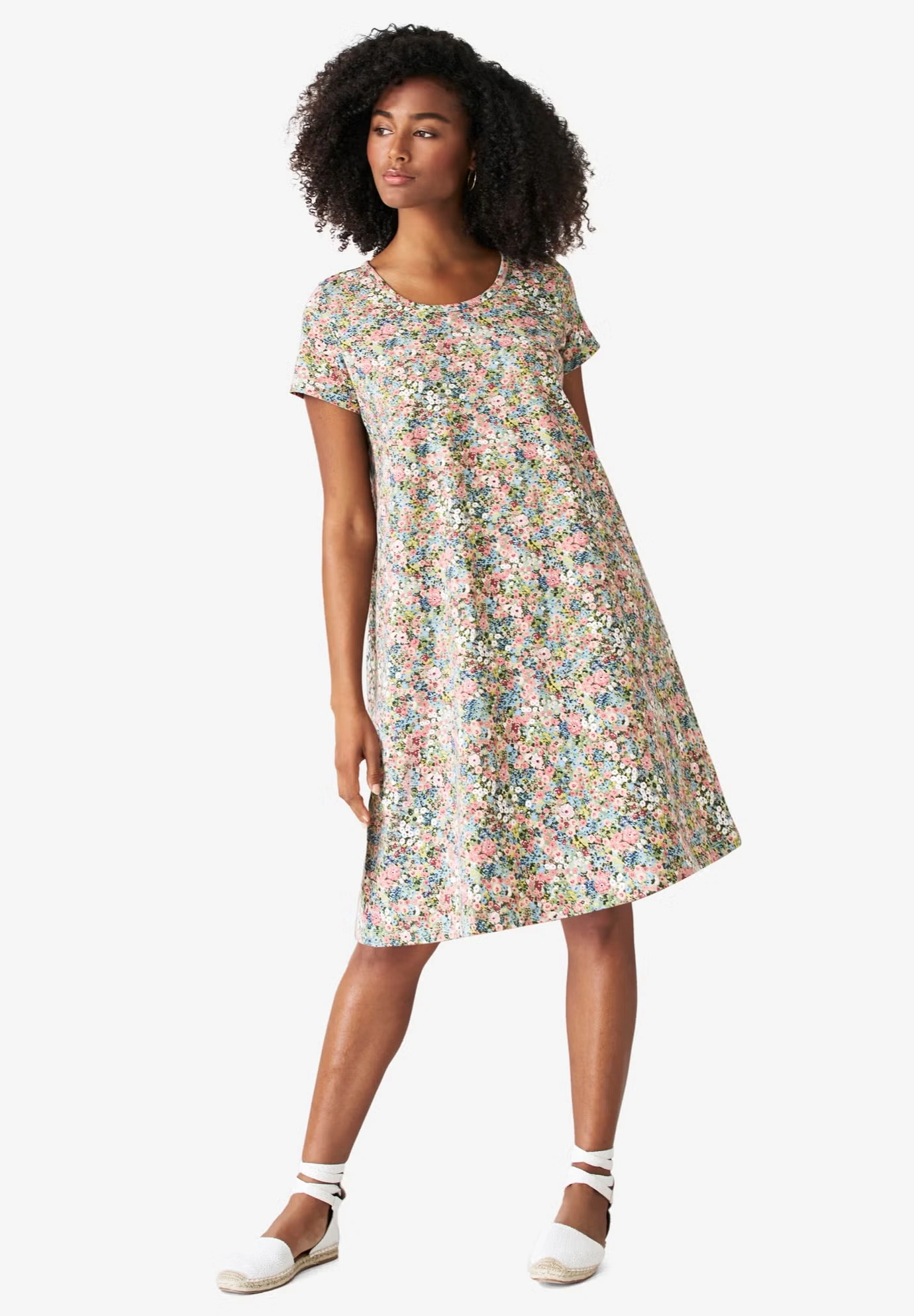 A-Line Knit Tee Dress