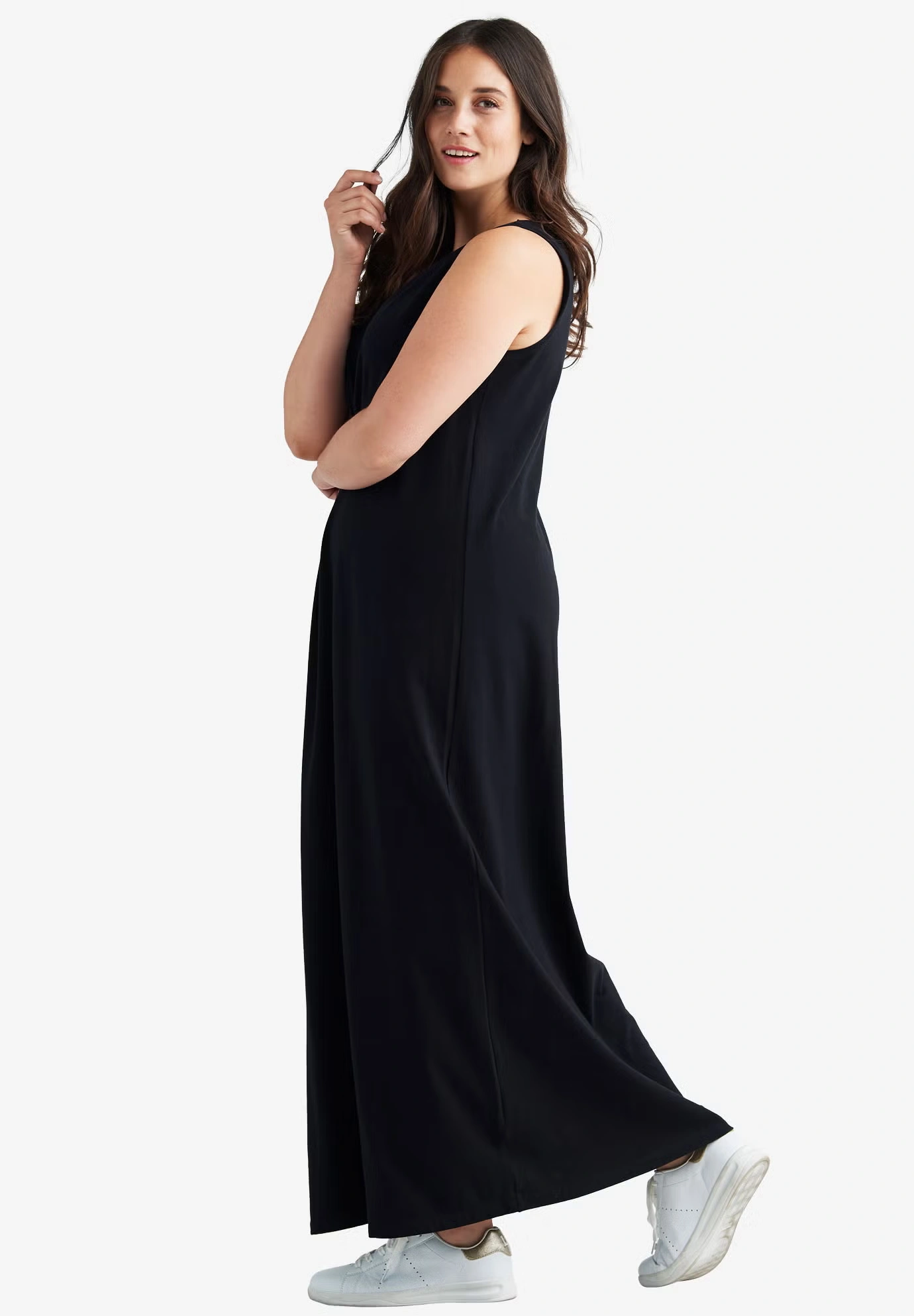 Sleeveless Knit Maxi Dress