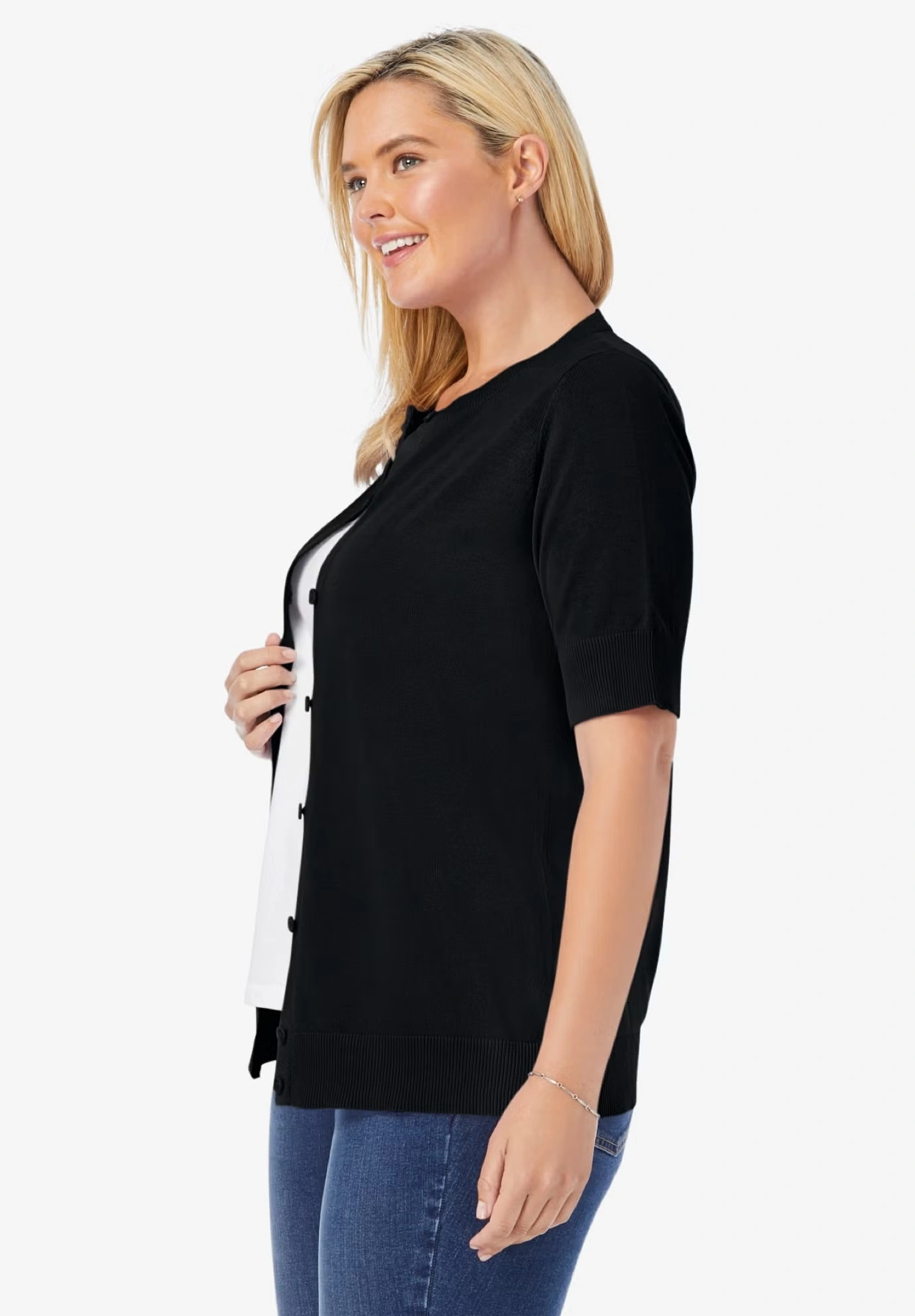 Perfect Elbow-Length Sleeve Cardigan 3 Perfect Elbow-Length Sleeve Cardigan