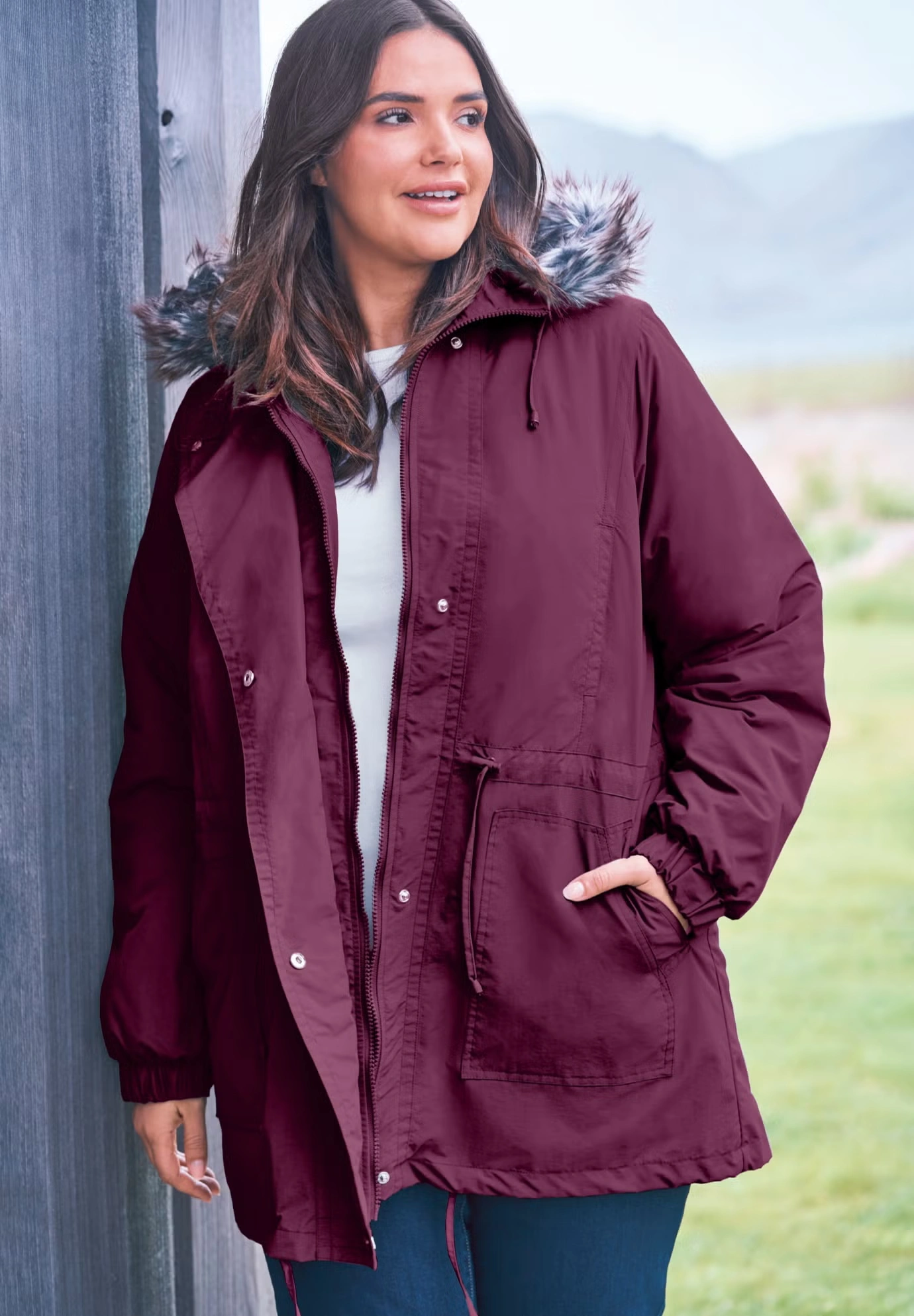 Quilt-Lined Taslon® Anorak 8 Quilt-Lined Taslon® Anorak