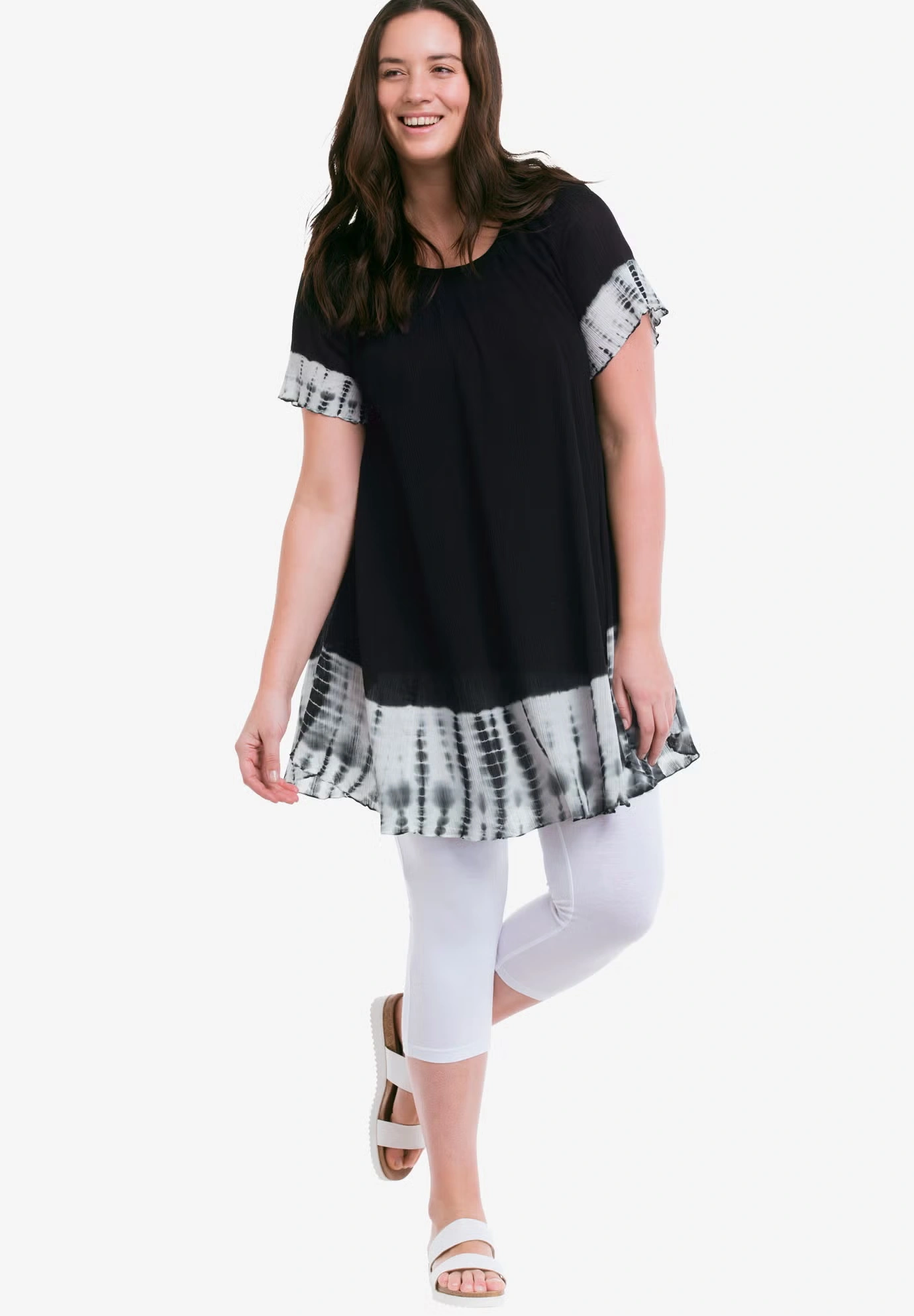 Tie-Dye Gauze Tunic 3 Tie-Dye Gauze Tunic