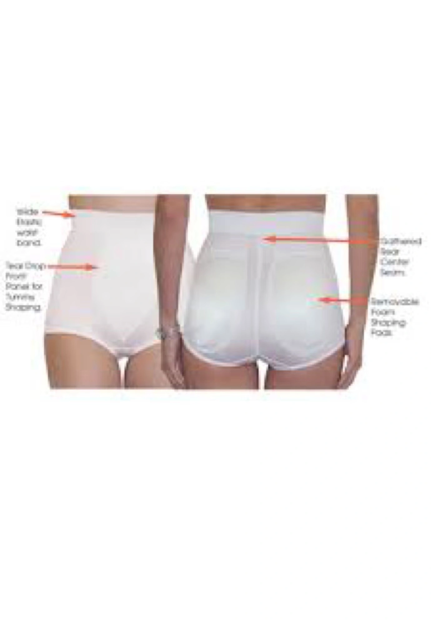 High Waist Padded Panty Light Control