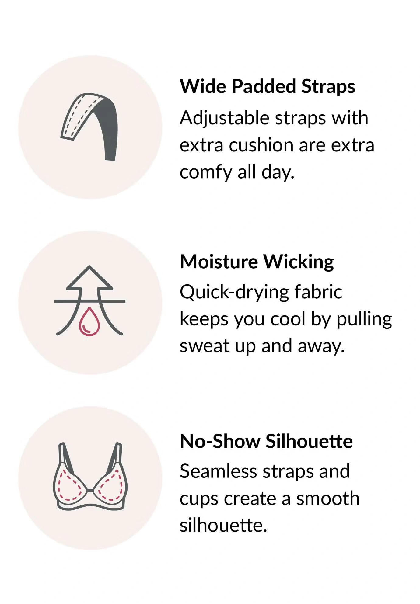 Full Figure Plus Size Magiclift Seamless T-Shirt Bra Wirefree #1080 Bra 4 Full Figure Plus Size Magiclift Seamless T-Shirt Bra Wirefree #1080 Bra