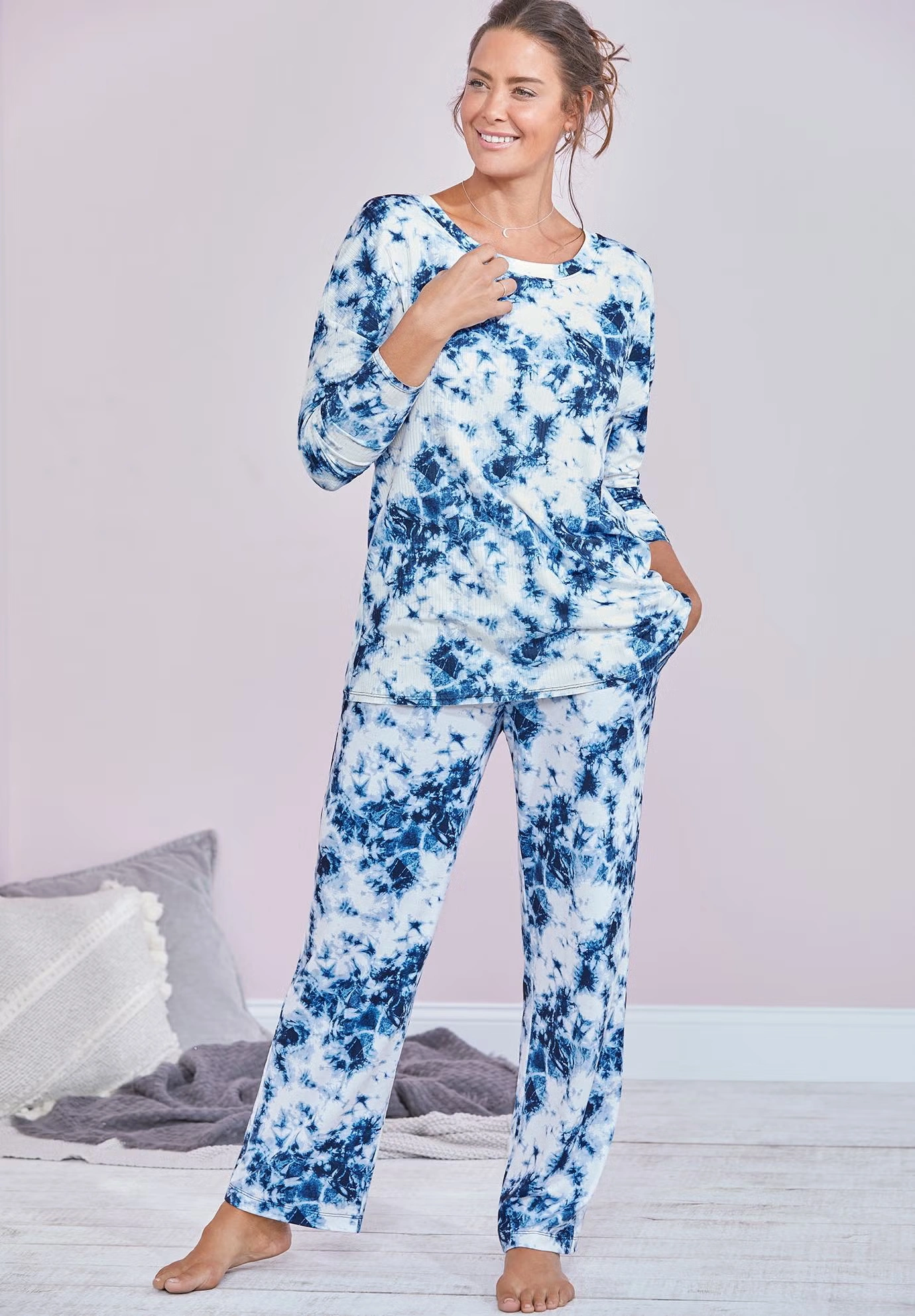 Zoey Ribbed Long Sleeve Shirt