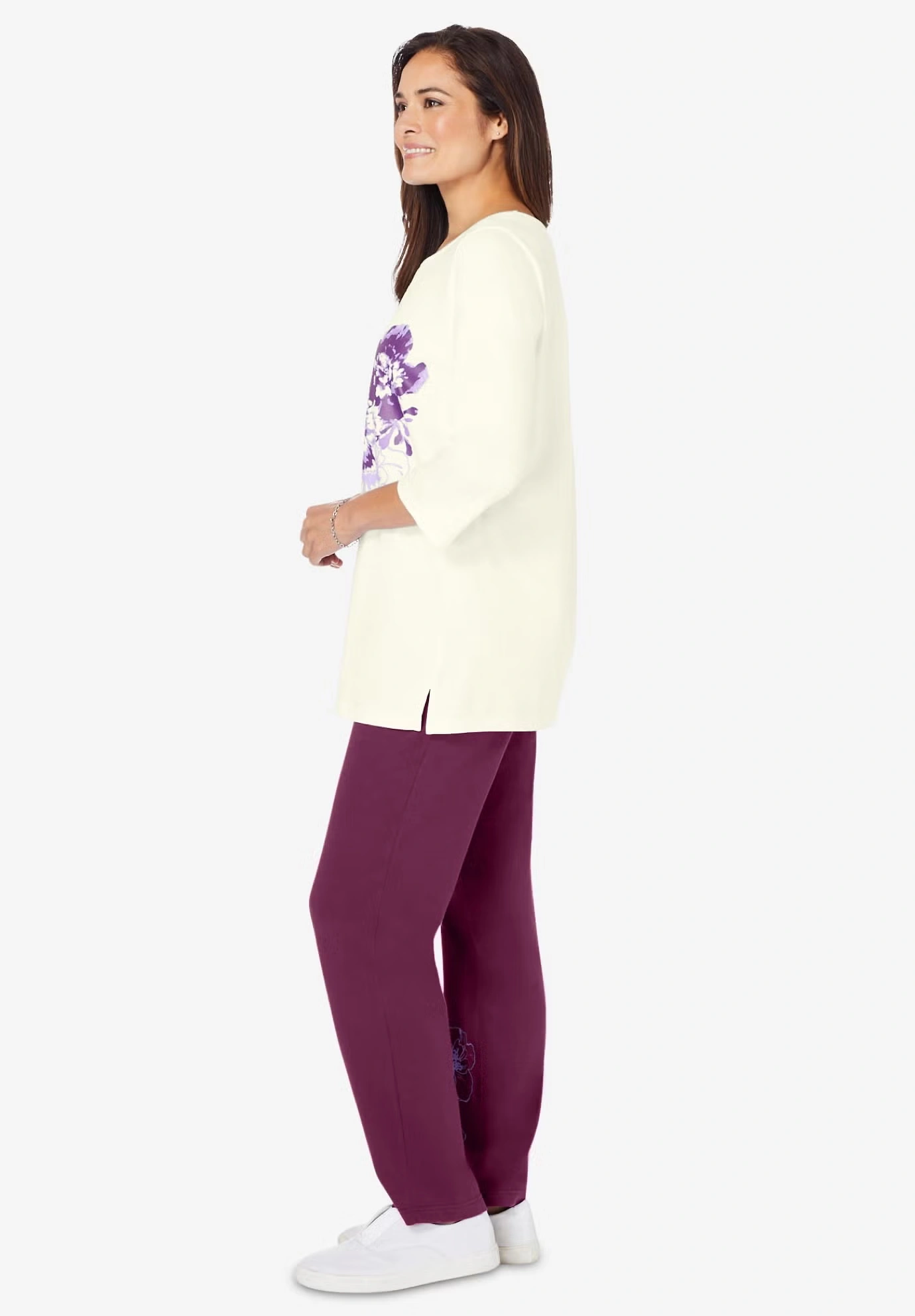 Floral Tee and Pant Set 3 Floral Tee and Pant Set