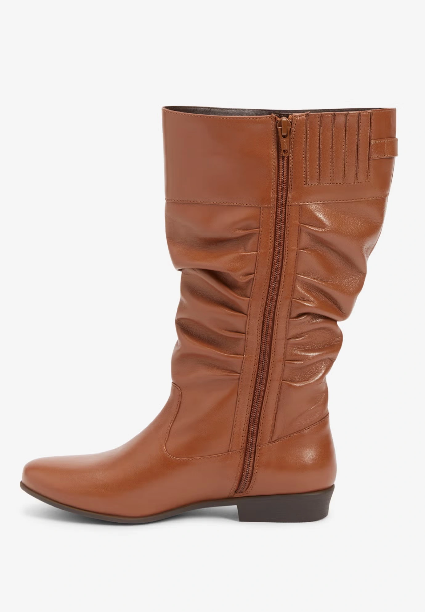 The Monica Wide Calf Leather Boot