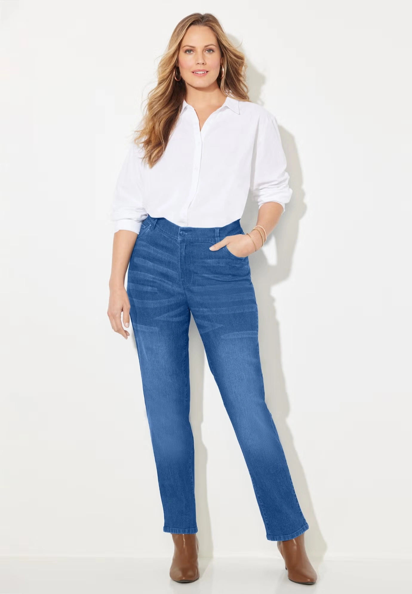 Right Fit® Moderately Curvy Jean 6 Right Fit® Moderately Curvy Jean