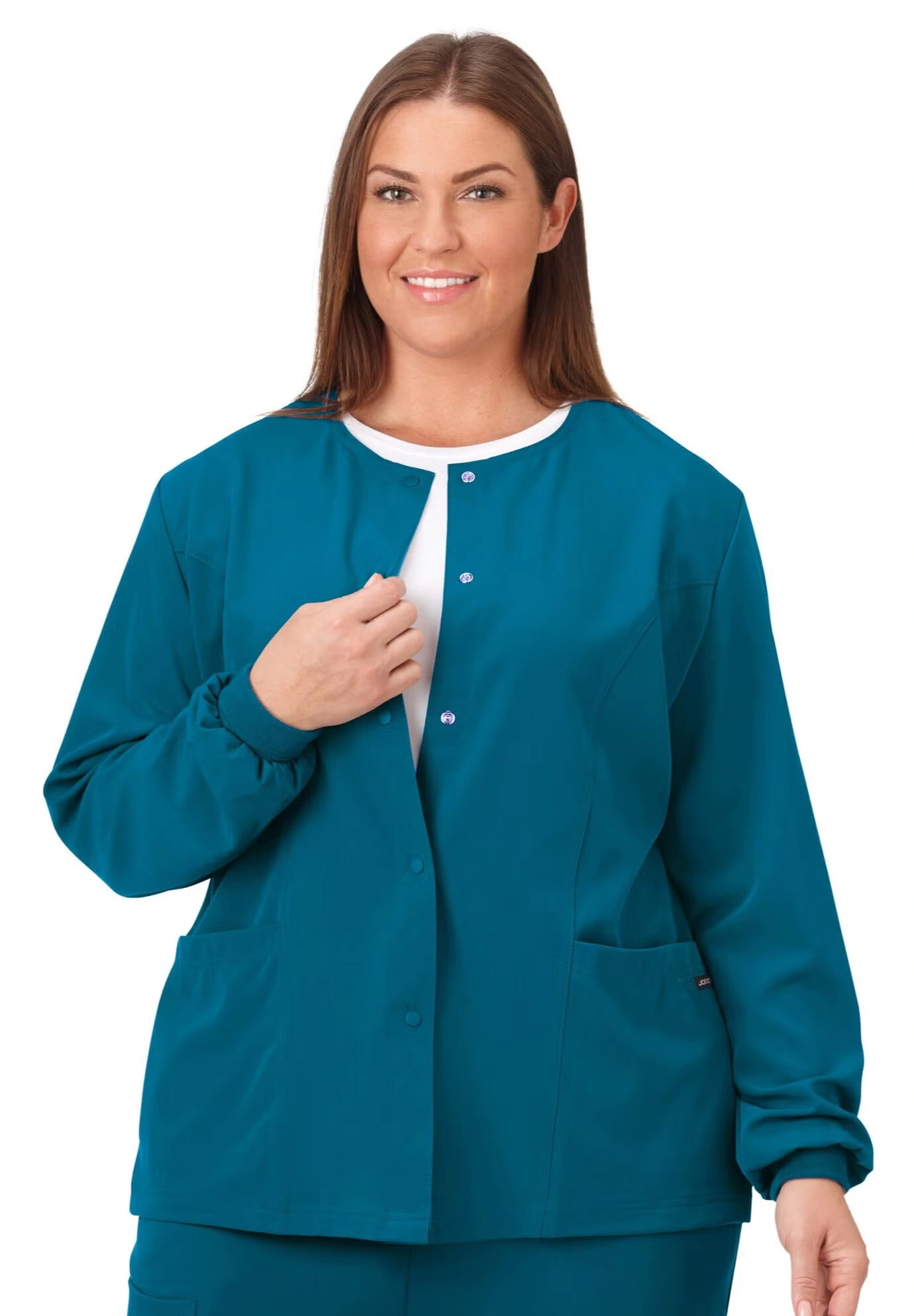 Jockey Scrubs Women's Snap to it Warm-Up Jacket