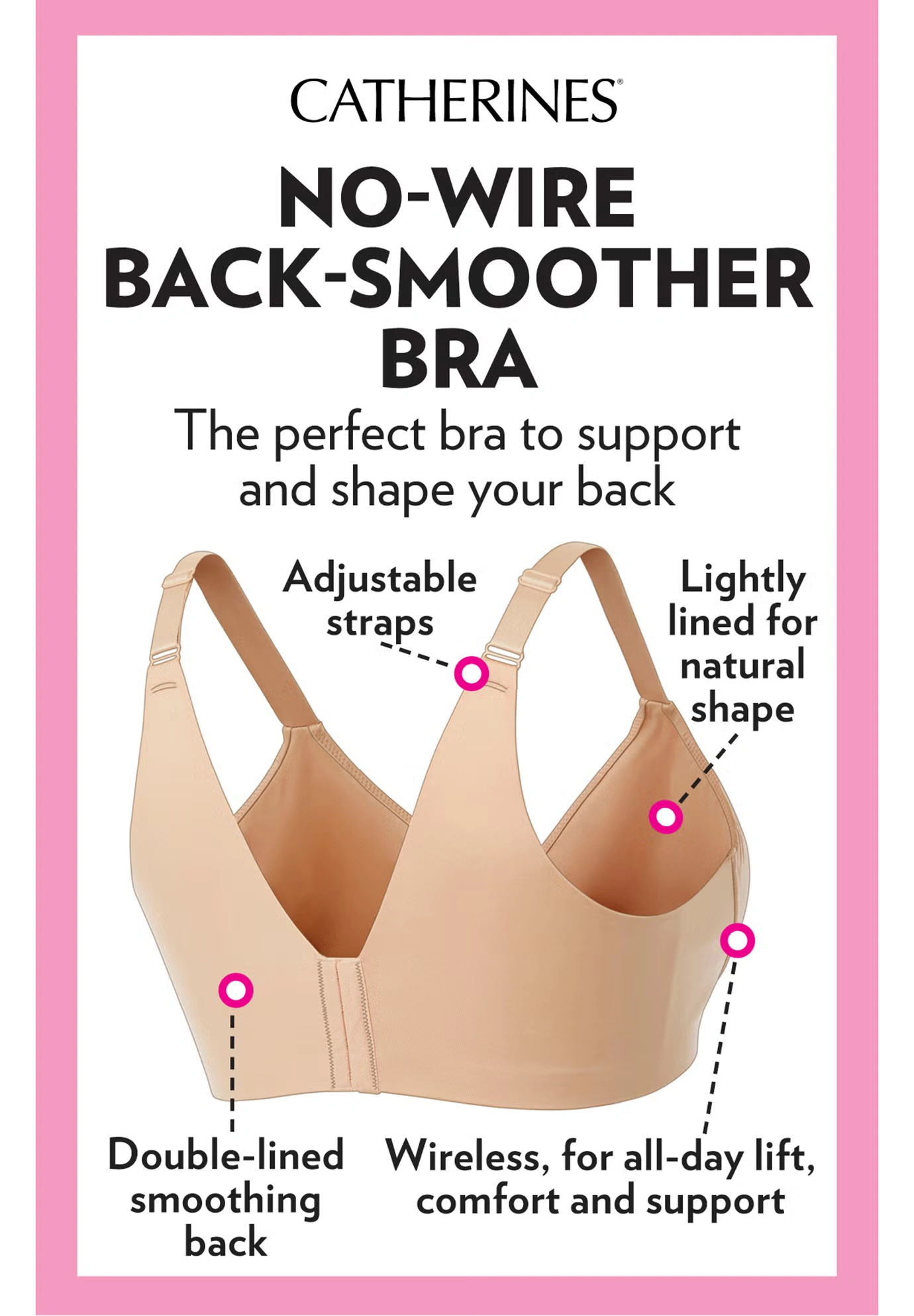 Wireless Back Smoothing Bra 4 Wireless Back Smoothing Bra