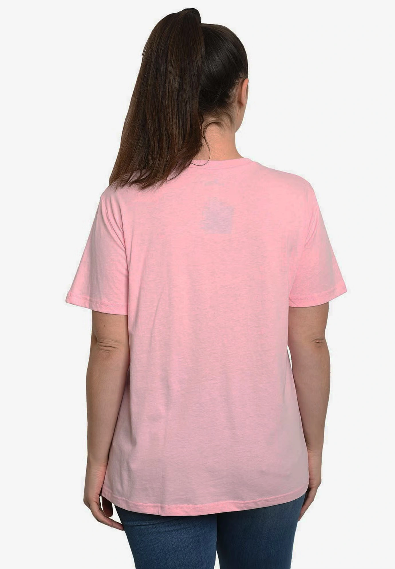 Disney Women's Cheshire Cat Alice in Wonderland "We Are All Mad Here" T-Shirt Pink