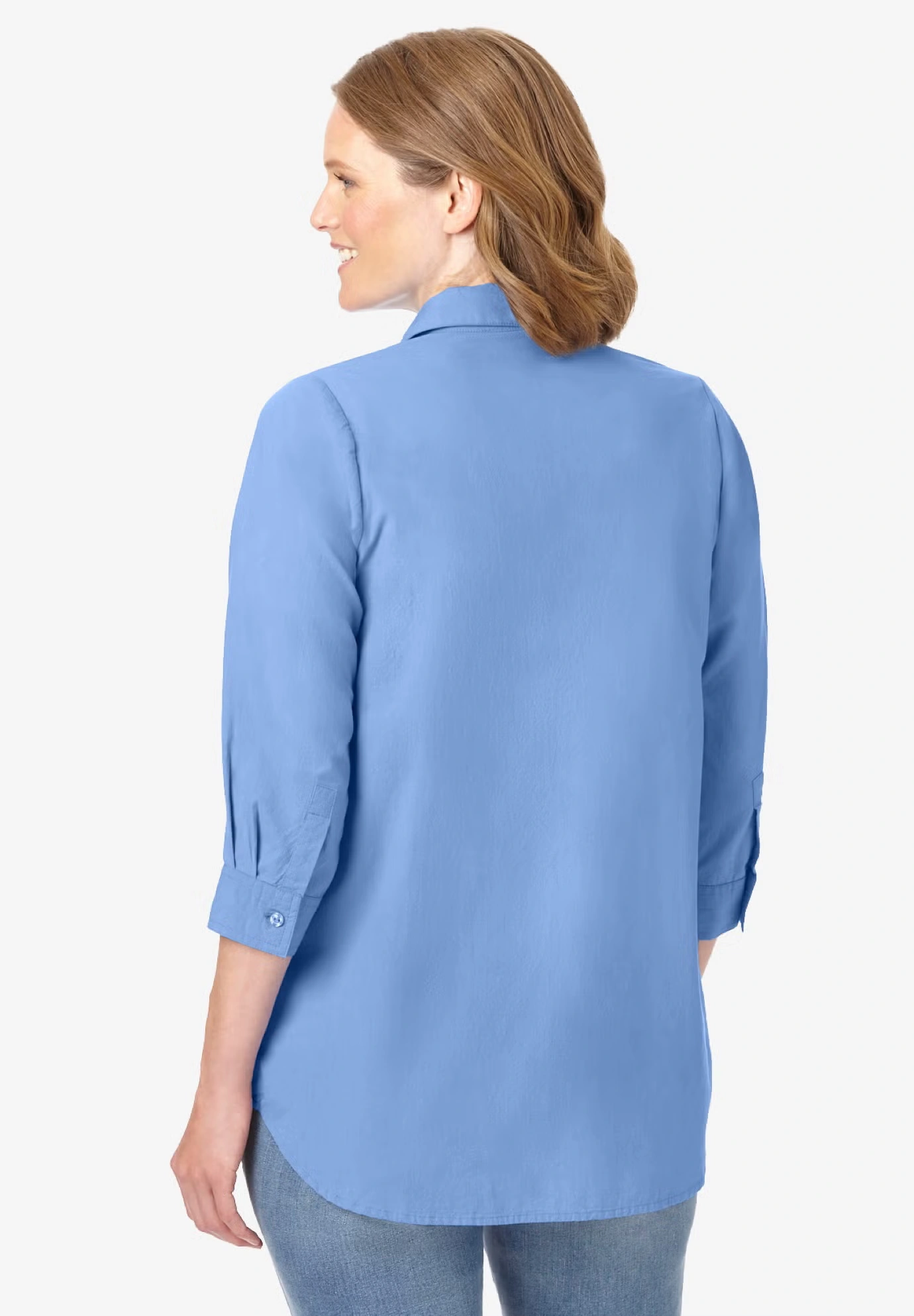 2-Piece Embroidered Poplin Tunic and Tee Set 5 2-Piece Embroidered Poplin Tunic and Tee Set