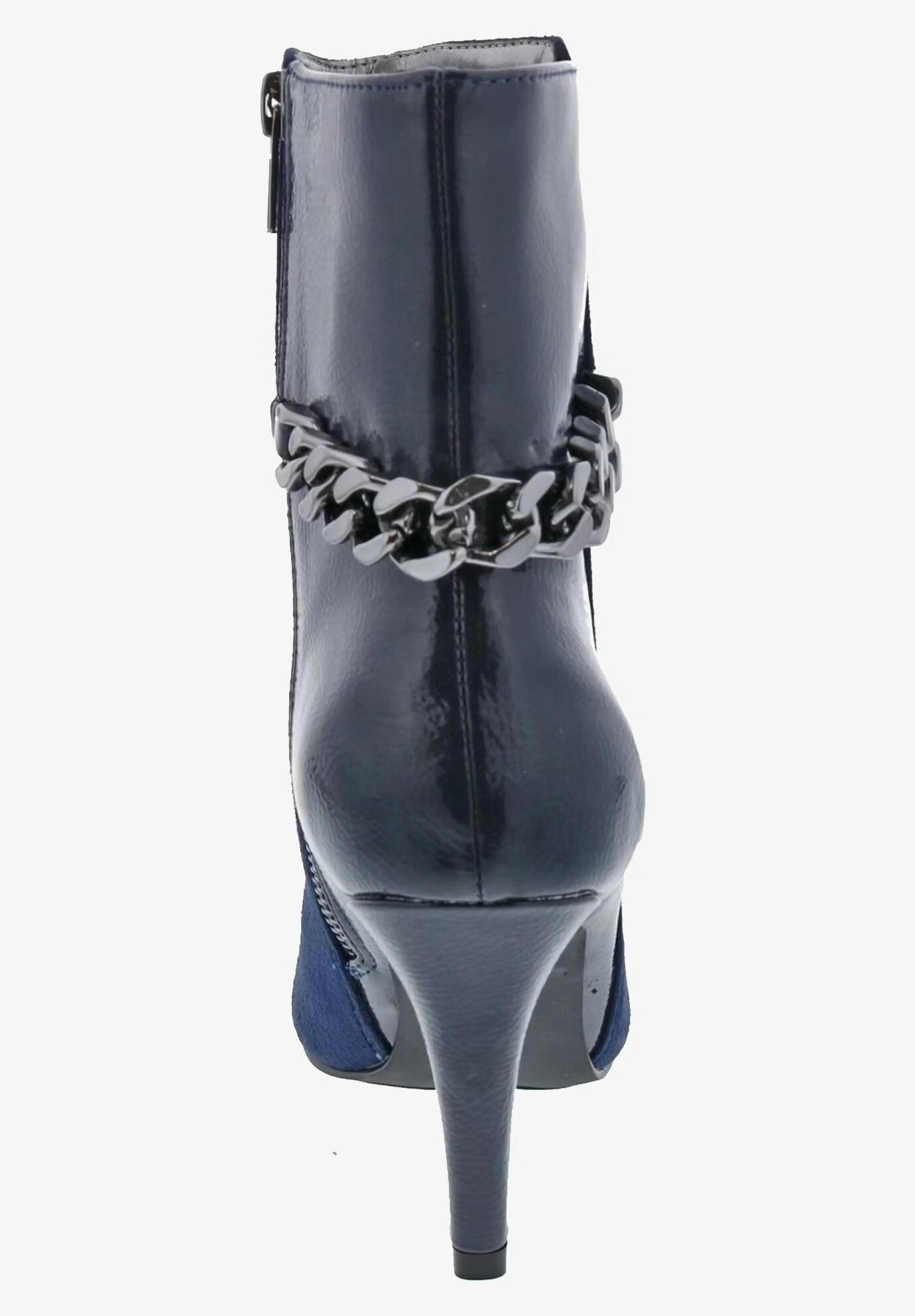 Chain Mid Calf Bootie