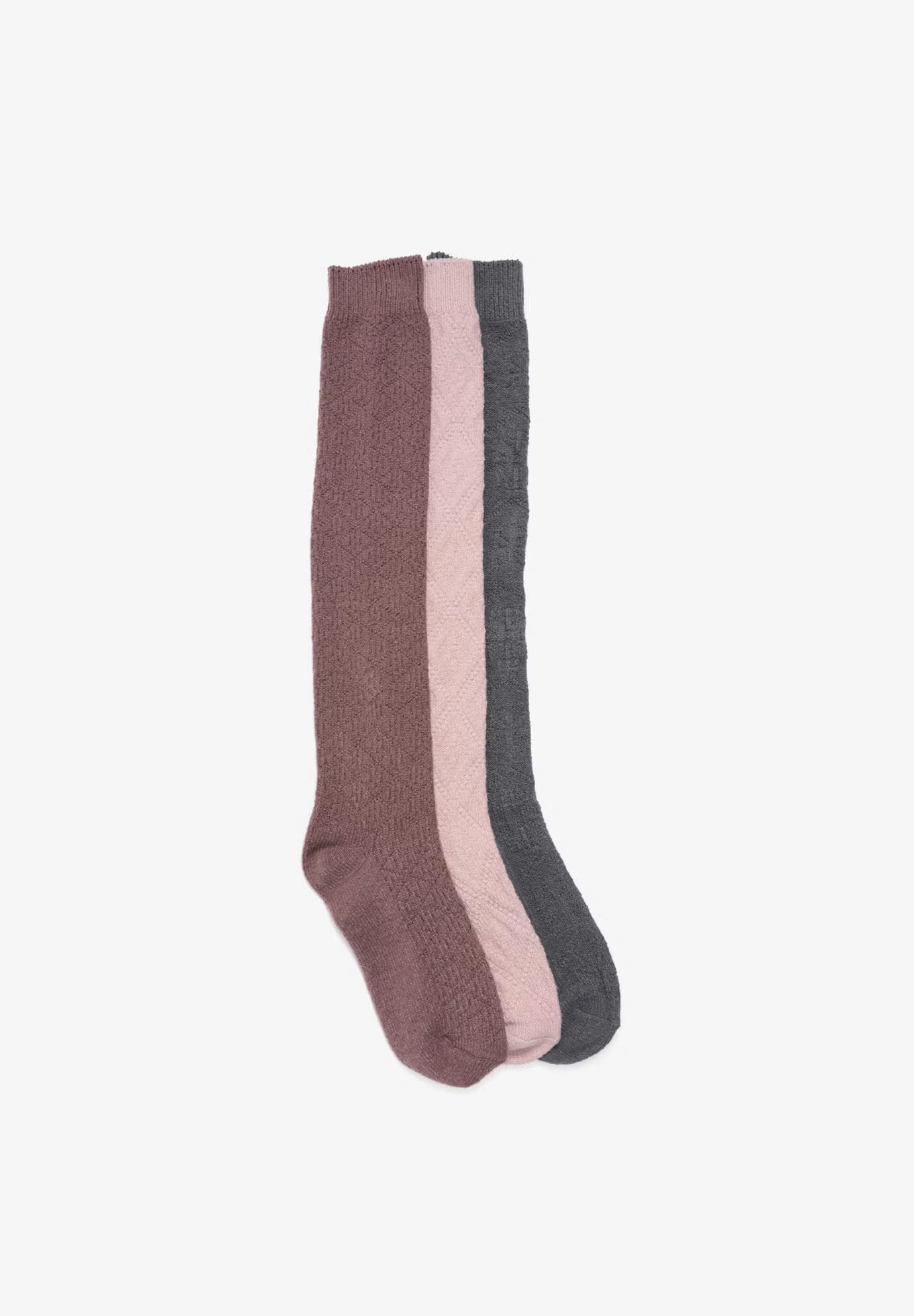 3 Pair Pack Knee High Socks
