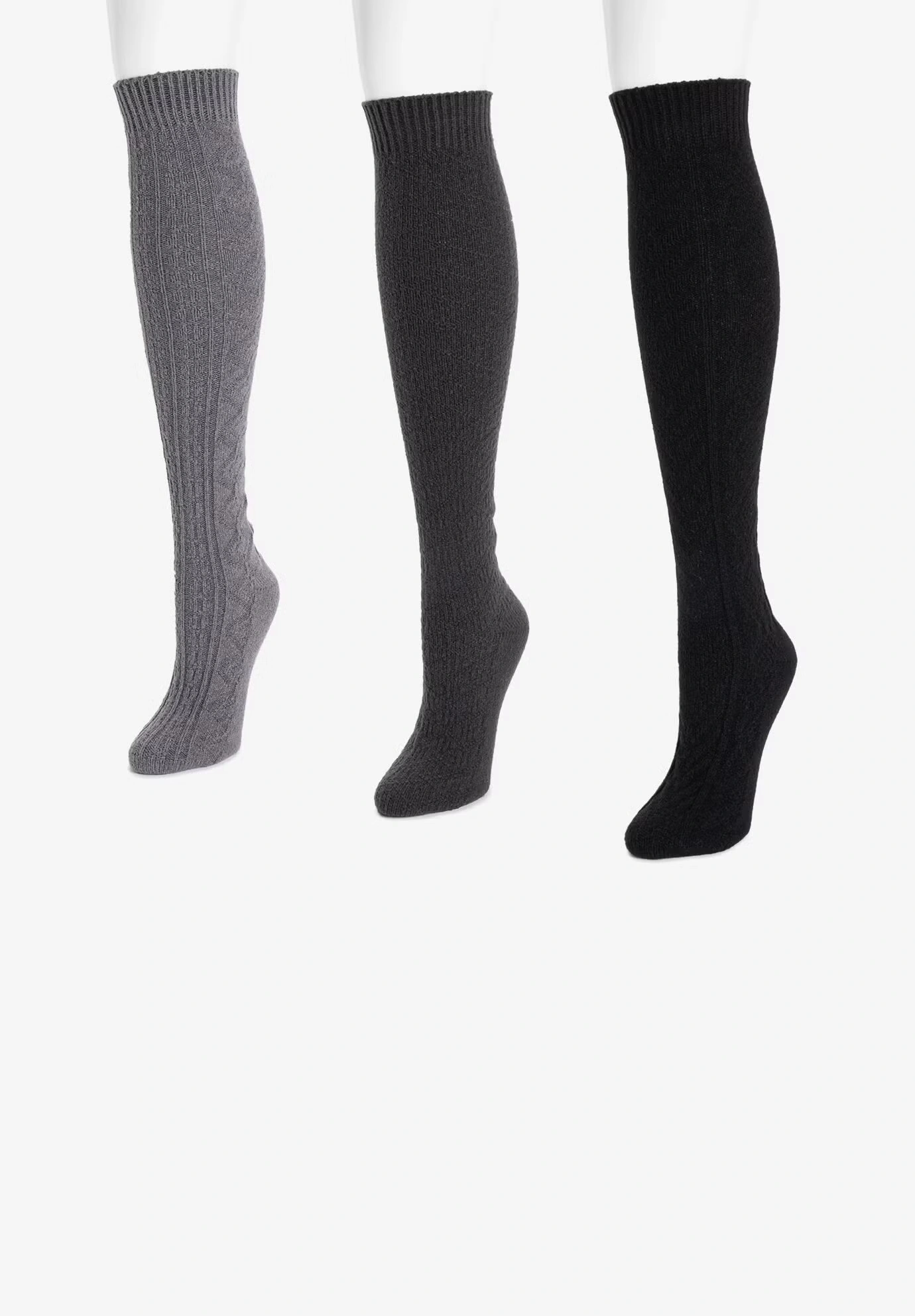 3 Pair Pack Knee High Socks