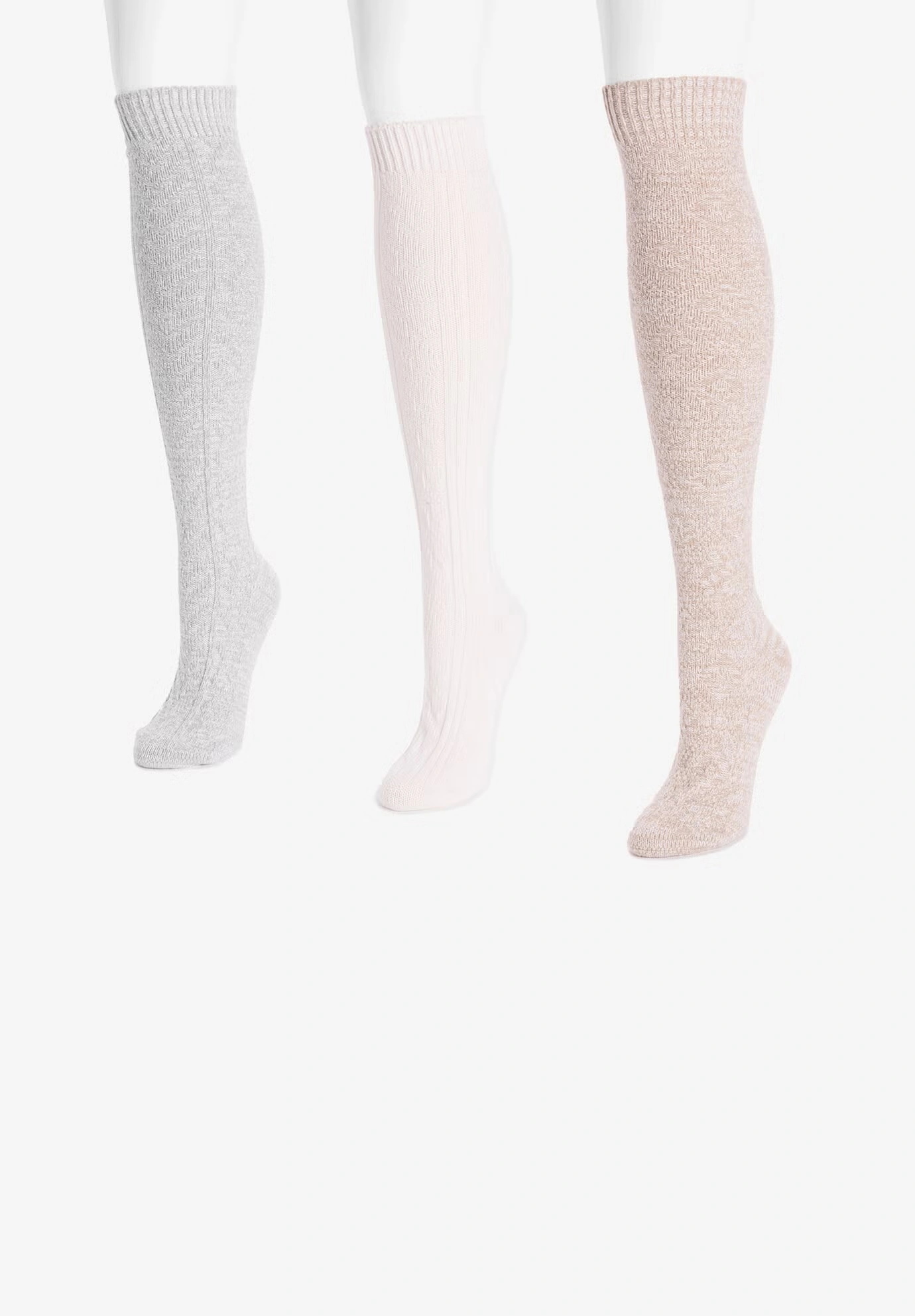 3 Pair Pack Knee High Socks