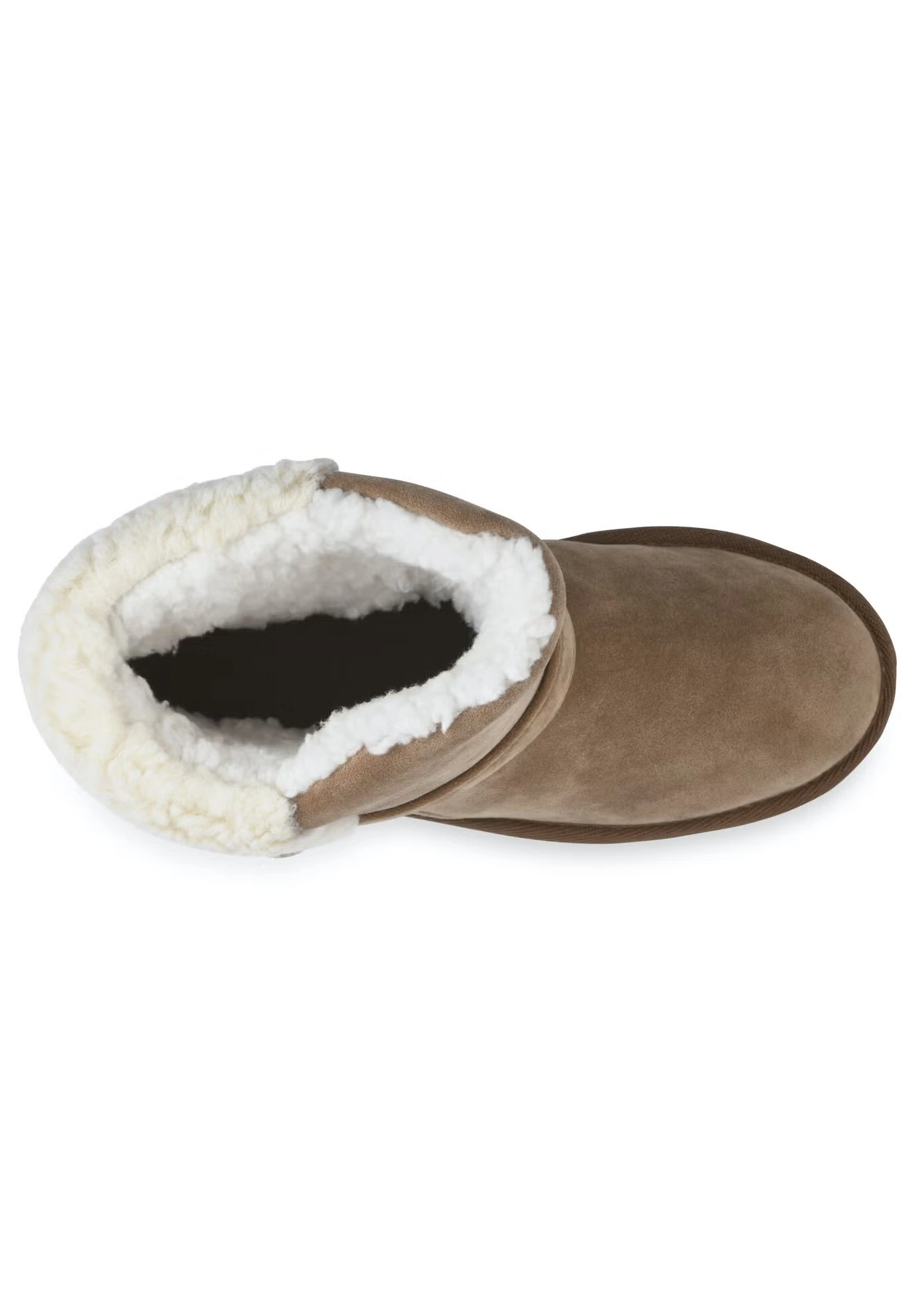 Faux Suede 1.5" Heel With Berber Back Boot 5 Faux Suede 1.5" Heel With Berber Back Boot