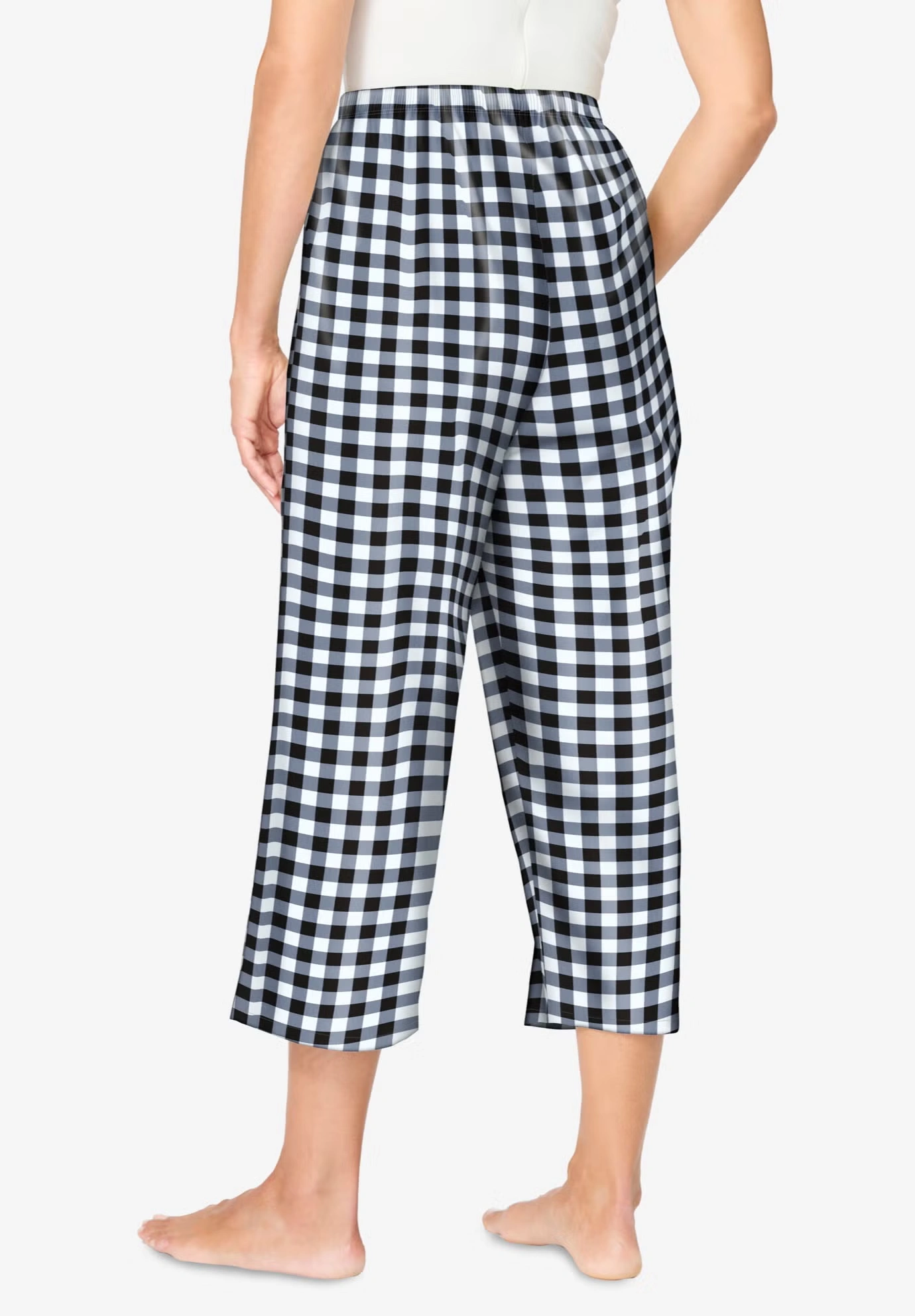 Woven Sleep Capri Pant