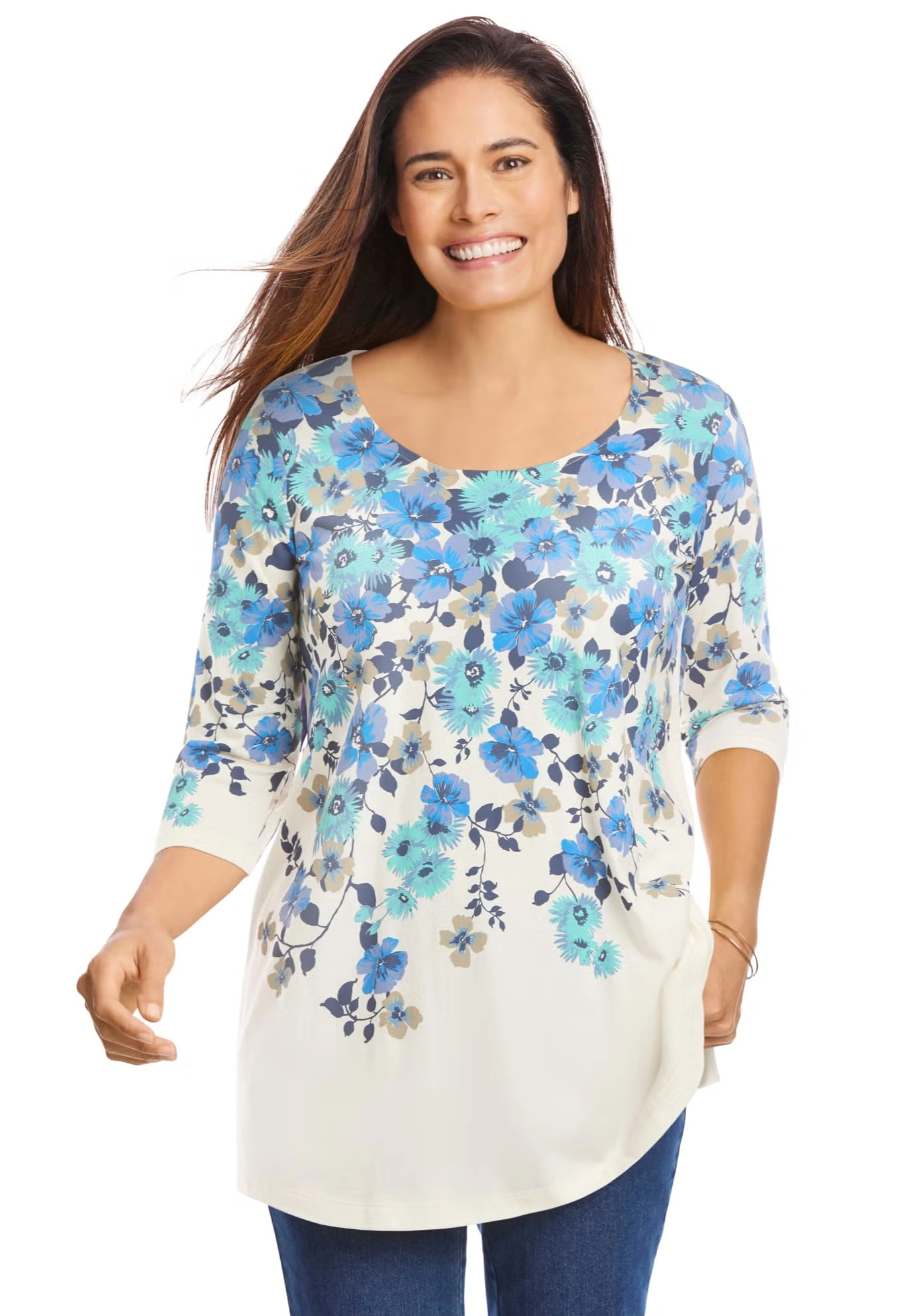 7-Day Floral Print Tunic