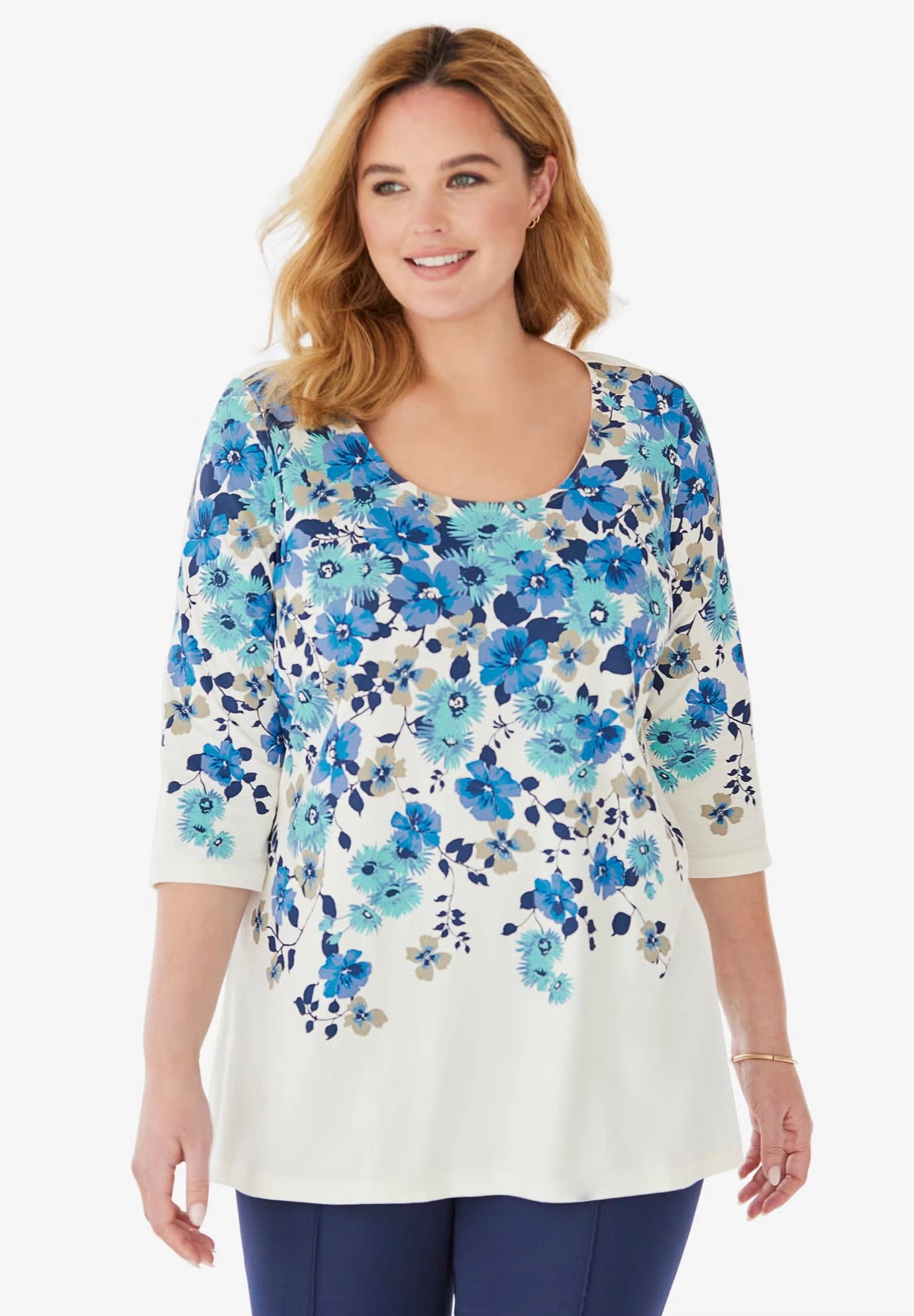 7-Day Floral Print Tunic 5 7-Day Floral Print Tunic