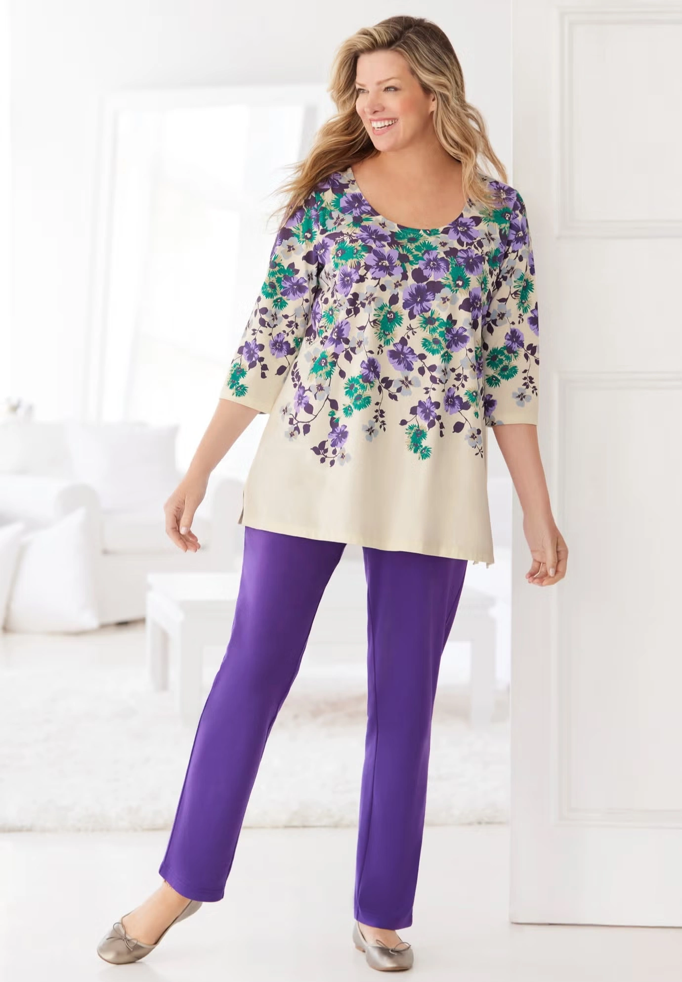 7-Day Floral Print Tunic 6 7-Day Floral Print Tunic