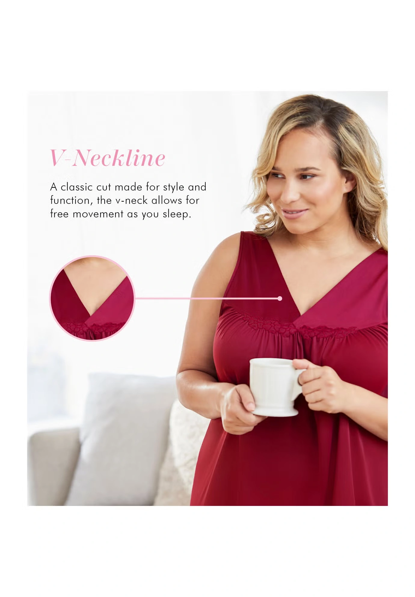 Exquisite Form® Sleeveless Short Sleep Gown