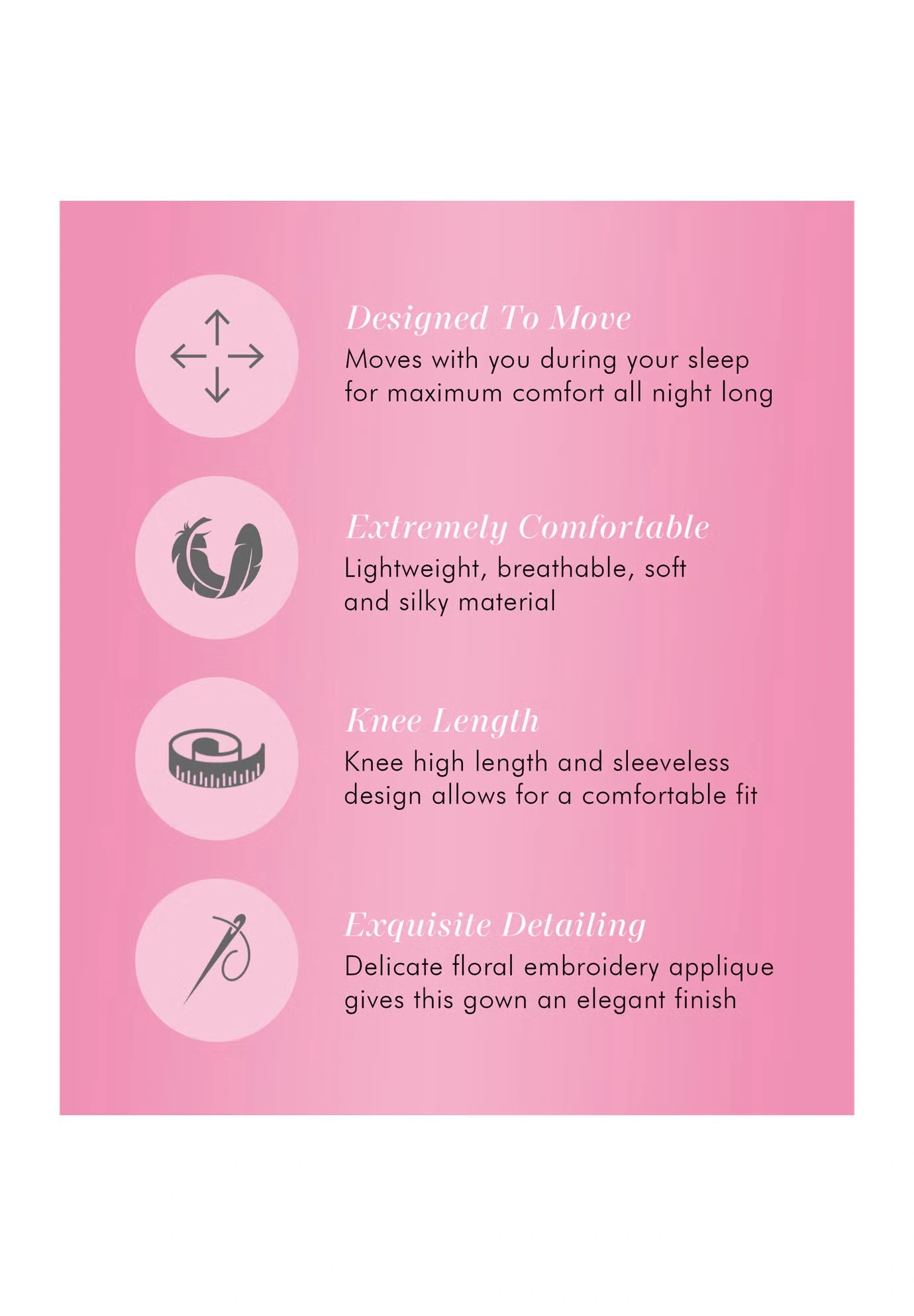 Exquisite Form® Sleeveless Short Sleep Gown 3 Exquisite Form® Sleeveless Short Sleep Gown