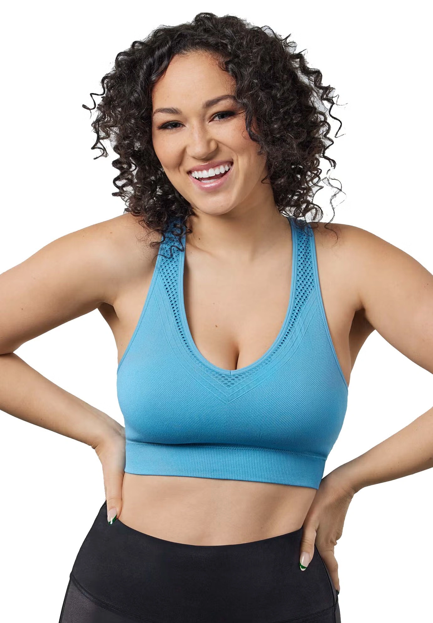 The Lea Cooling Low-Impact Racerback Sports Bra