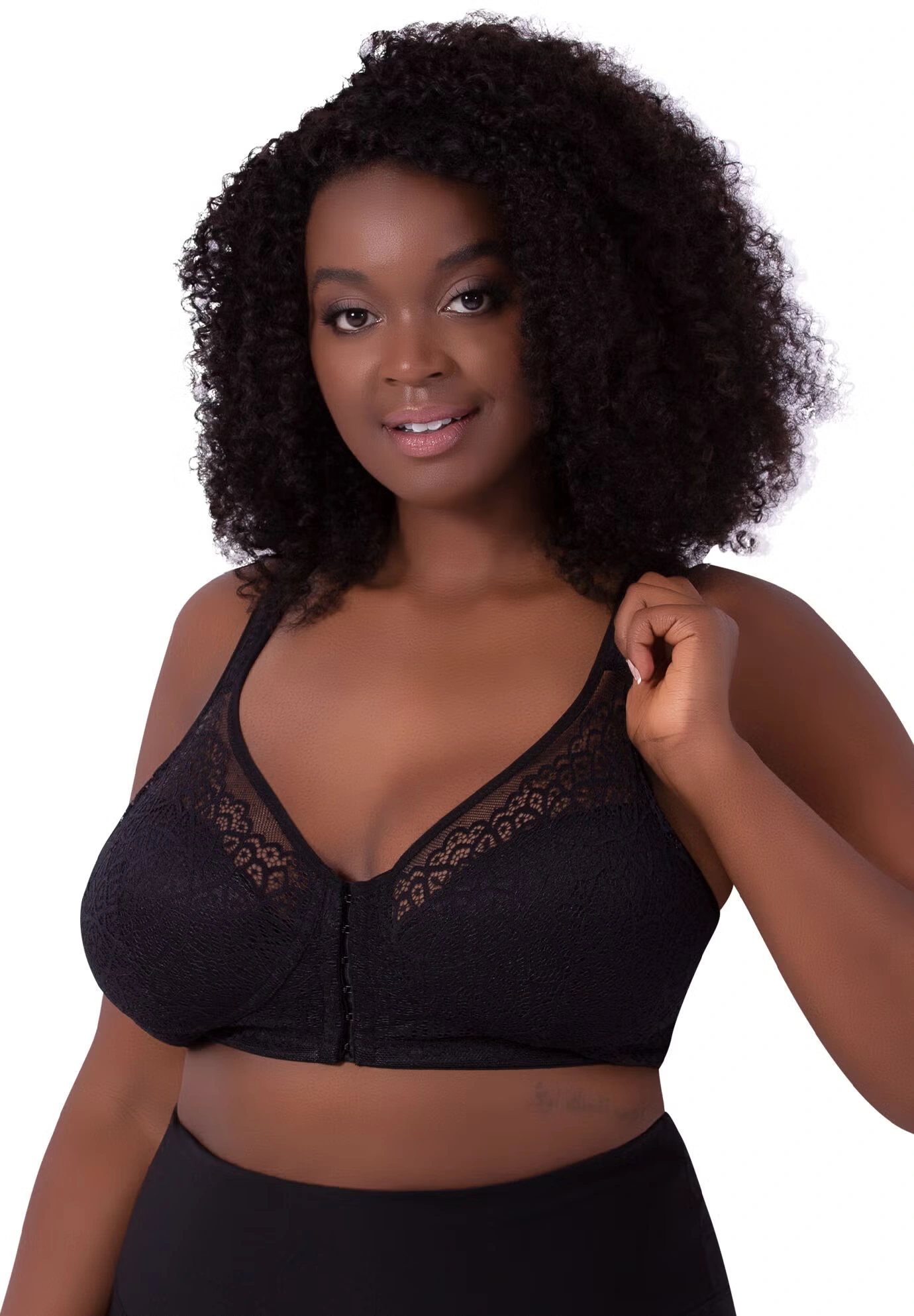 The Lora - Back Smoothing Lace Front-Closure Bra