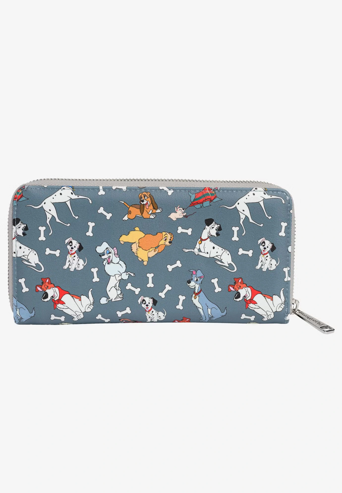 Loungefly x Disney Dogs Women's Zip Around Wallet 101 Dalmatians Lady & The Tramp
